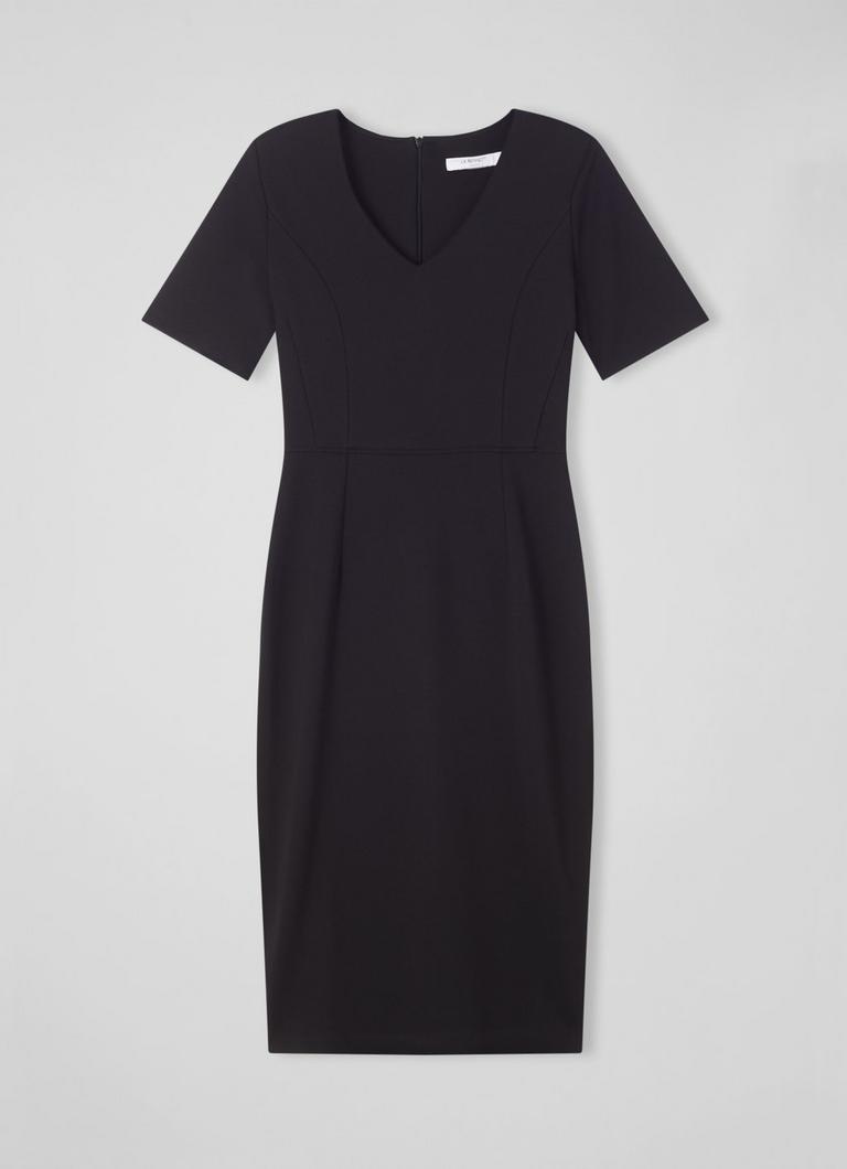 関税込【LK BENNETT】シンシア ブラック ドレス Natasha Black Fitted Jersey Dress | Clothing | Collections