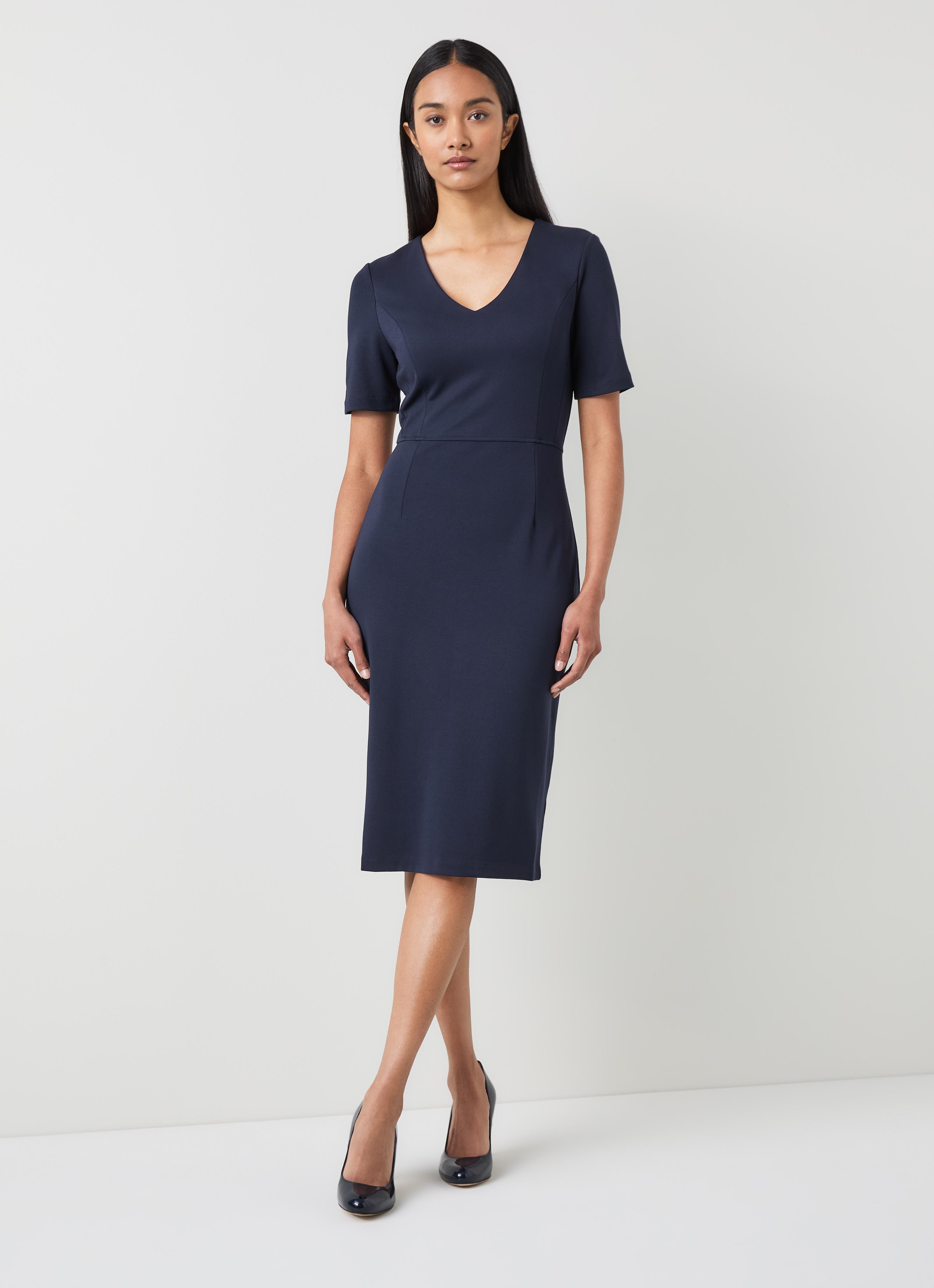 Natasha Navy  Dress with LENZING™ ECOVERO™ viscose