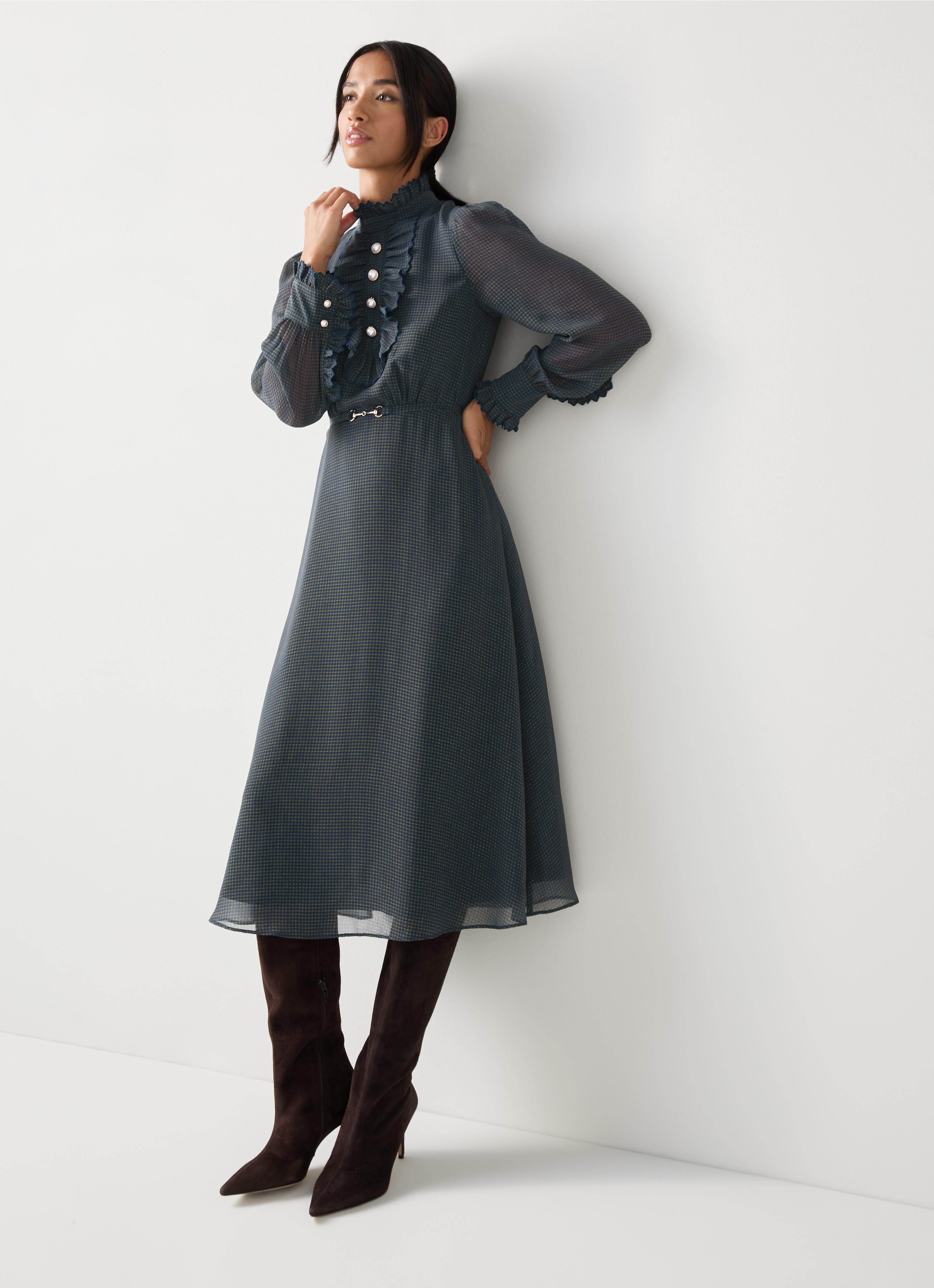 Sadie Petite Midnight Print Georgette Dress