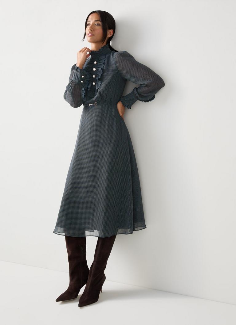 Sadie Petite Midnight Print Georgette Dress