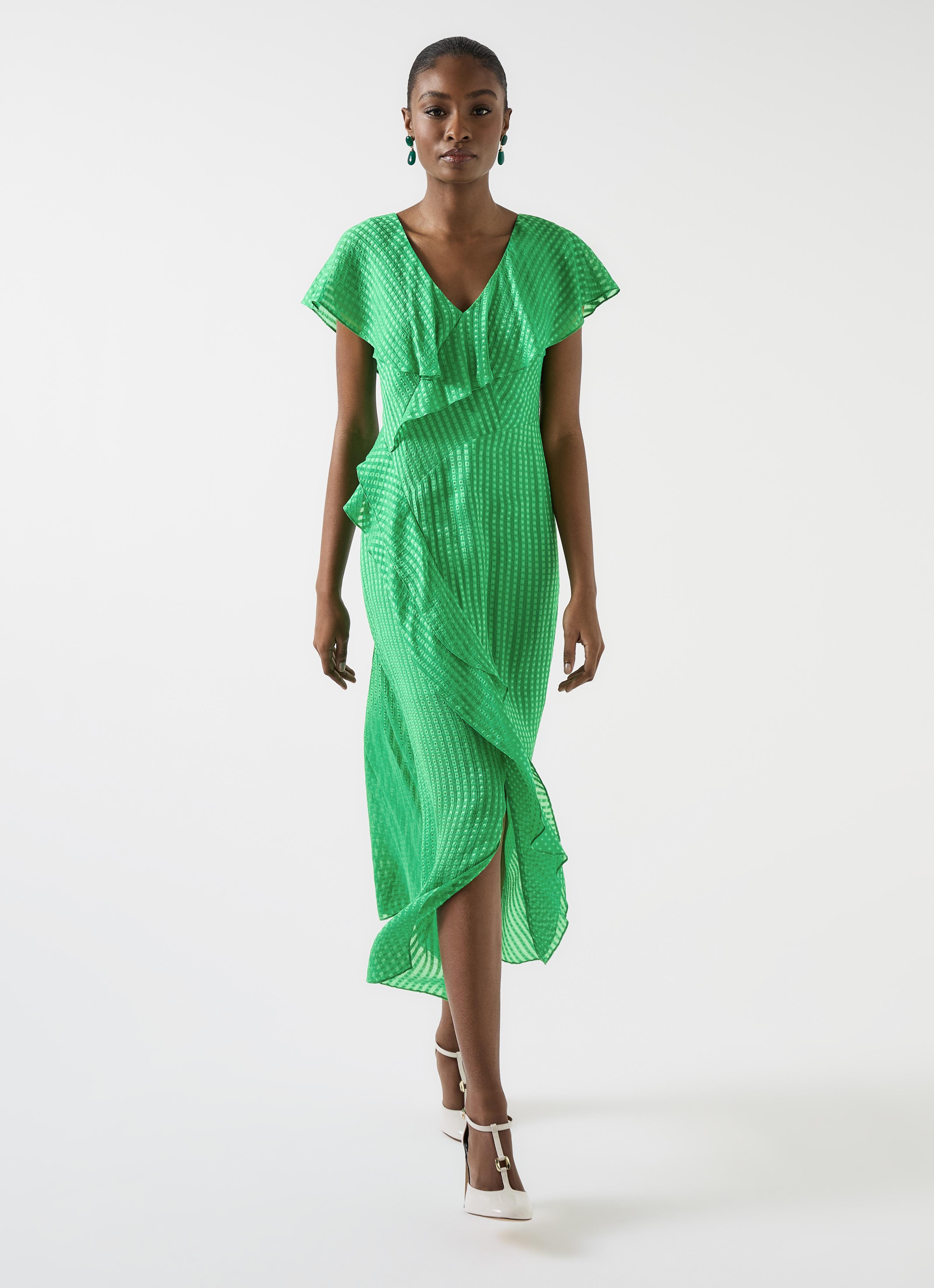 Tori Green Statement Midi Dress | Clothing | Collections | L.K.Bennett,  London