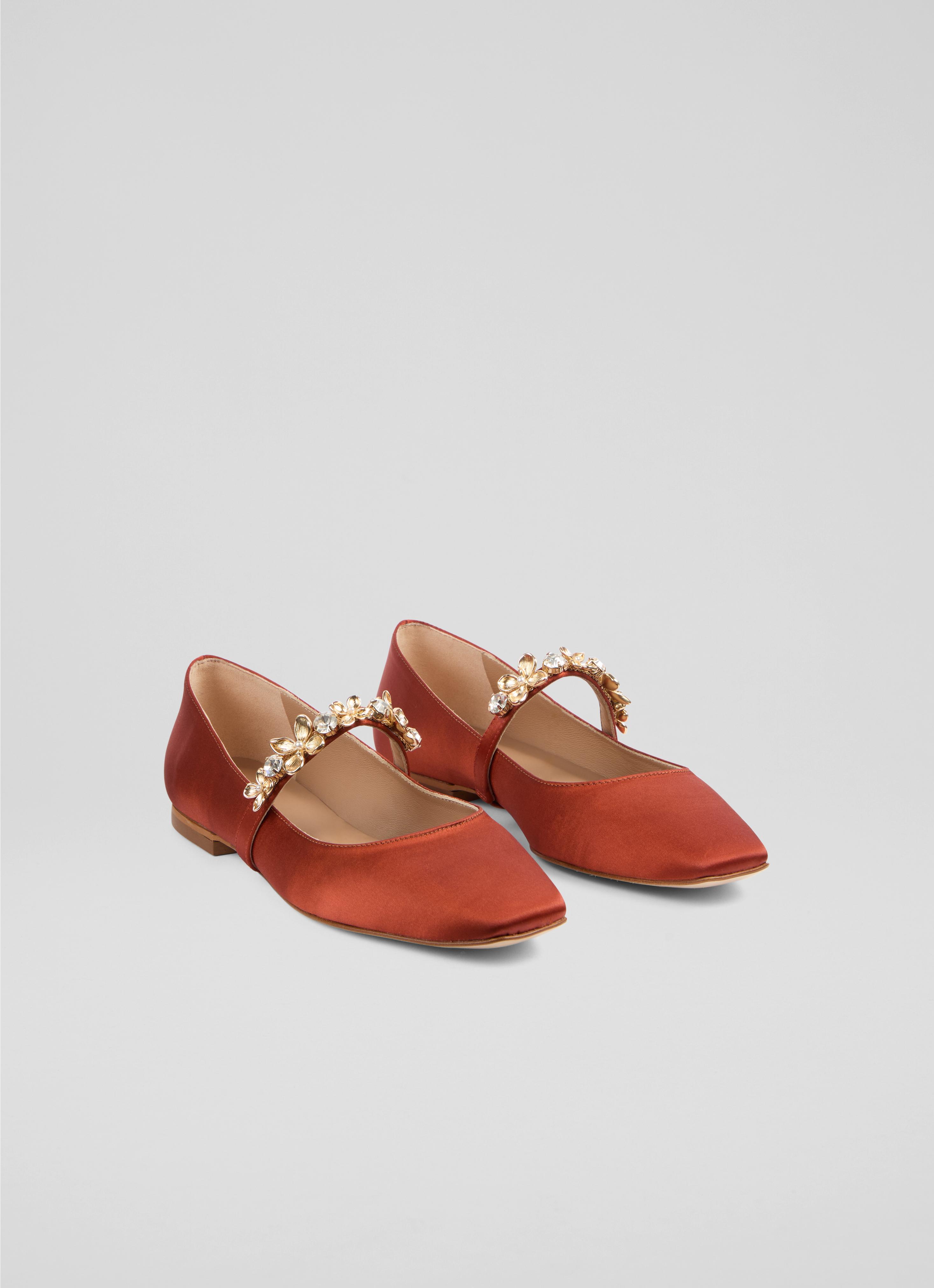 Amber Satin Shoes