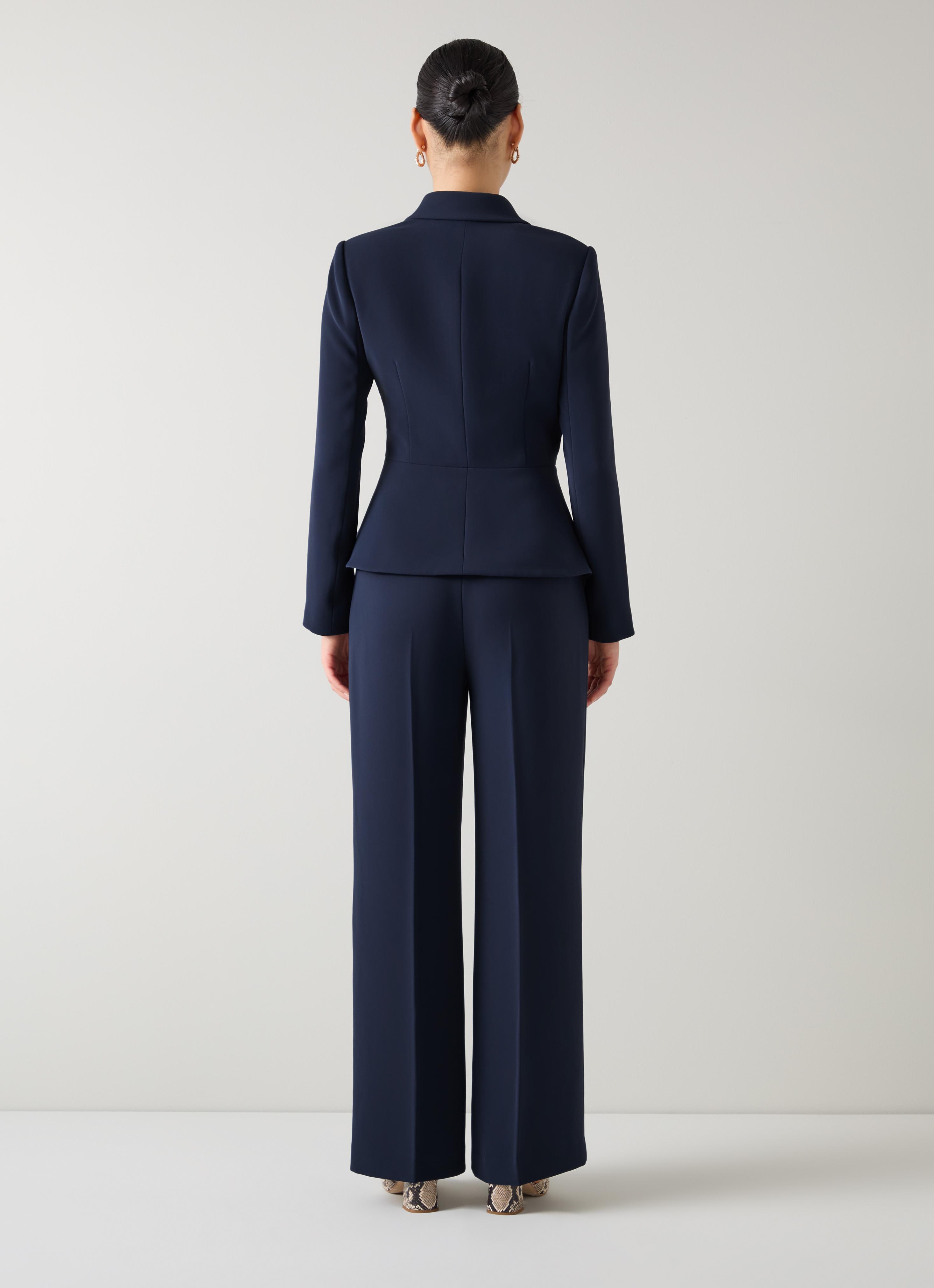 Treat ürself navy peplum spring jacket Women's Navy blue Peplum Sweatshirt Jacket | H&M US