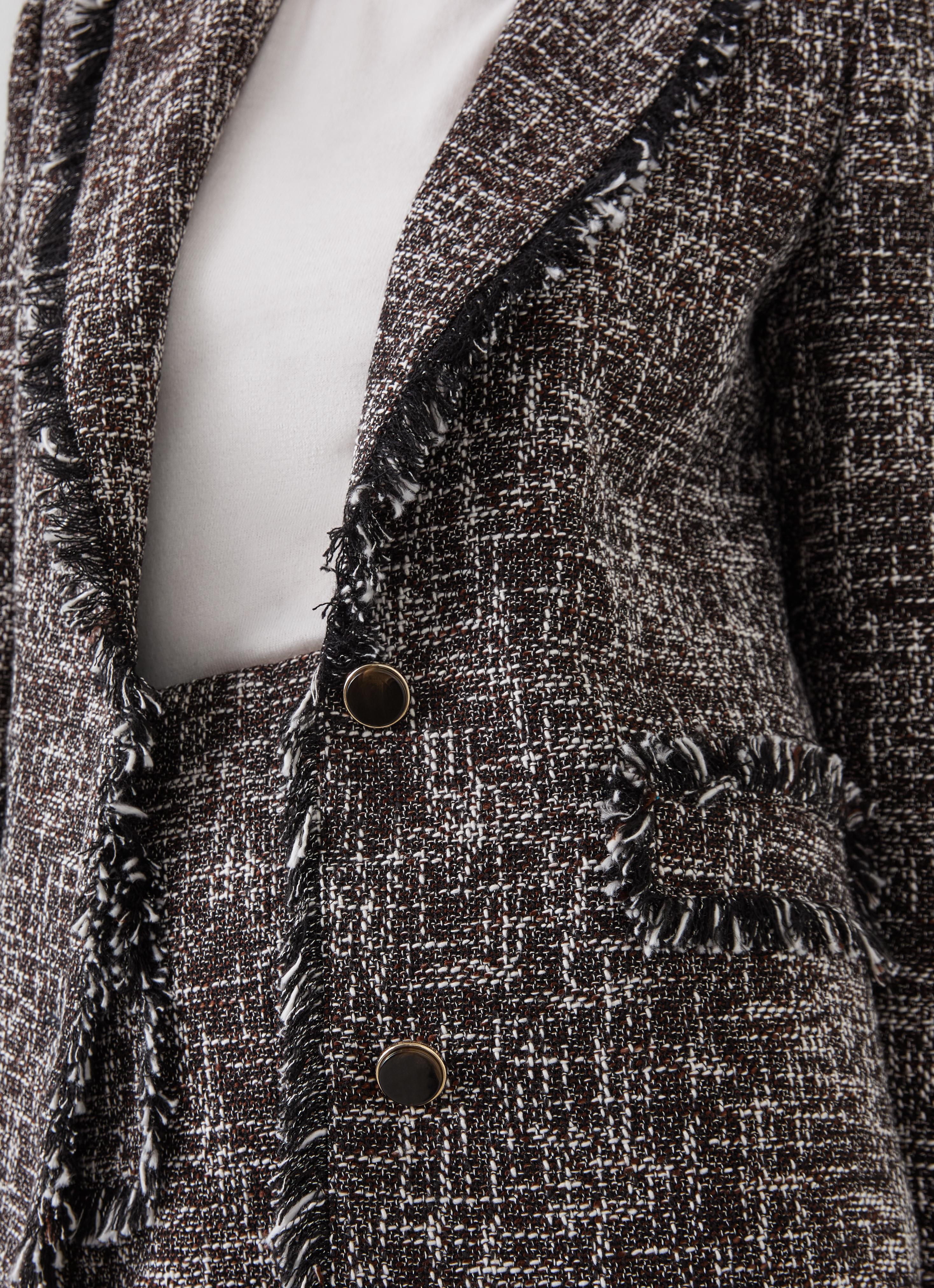 Gwen Black And Red Tweed Jacket | Coats & Jackets | Clothing