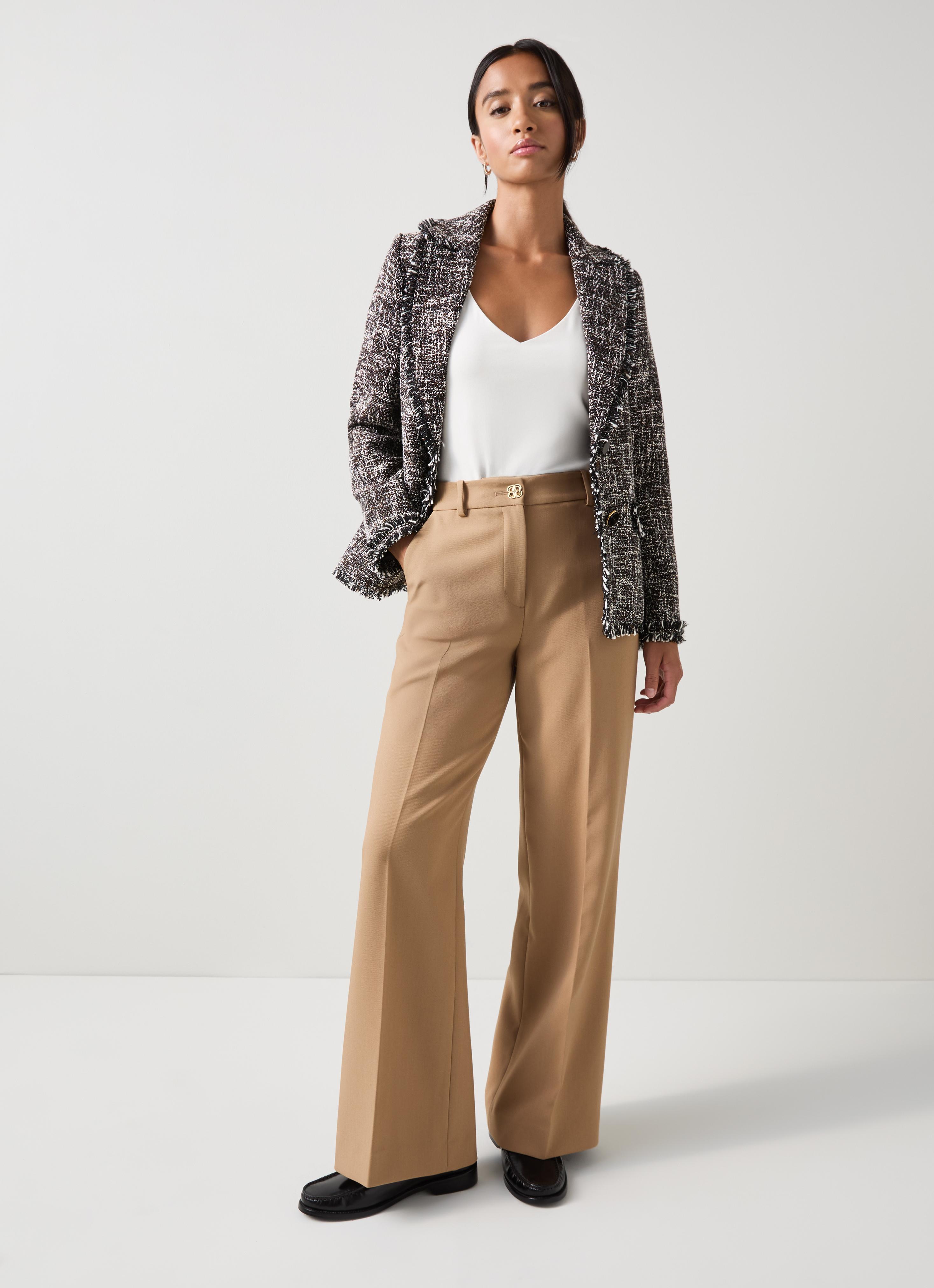 Gwen Petite Black And Red Tweed Jacket