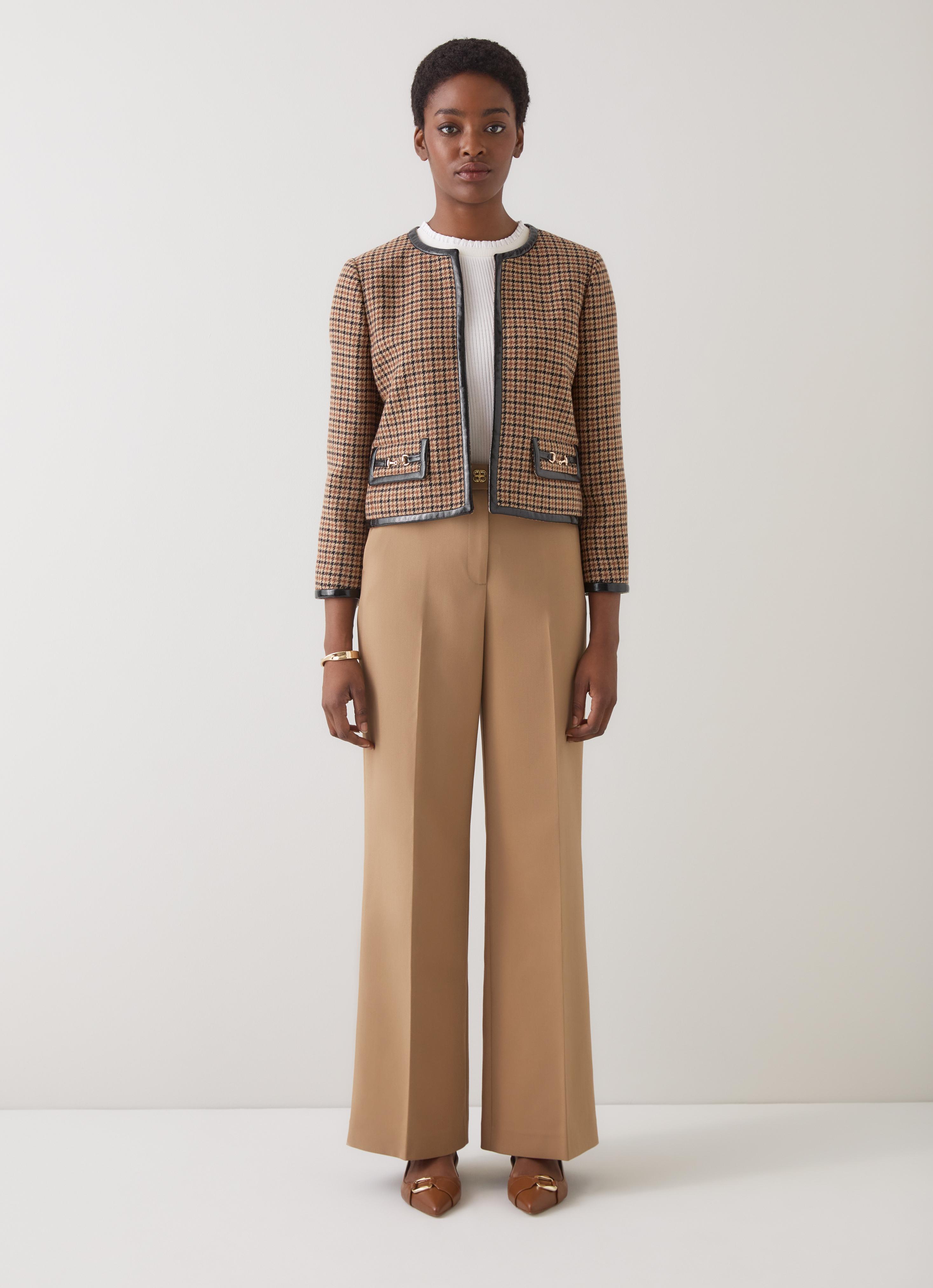 ジャケット・アウター laubeblanc Mix tweed No collar jacket Mix