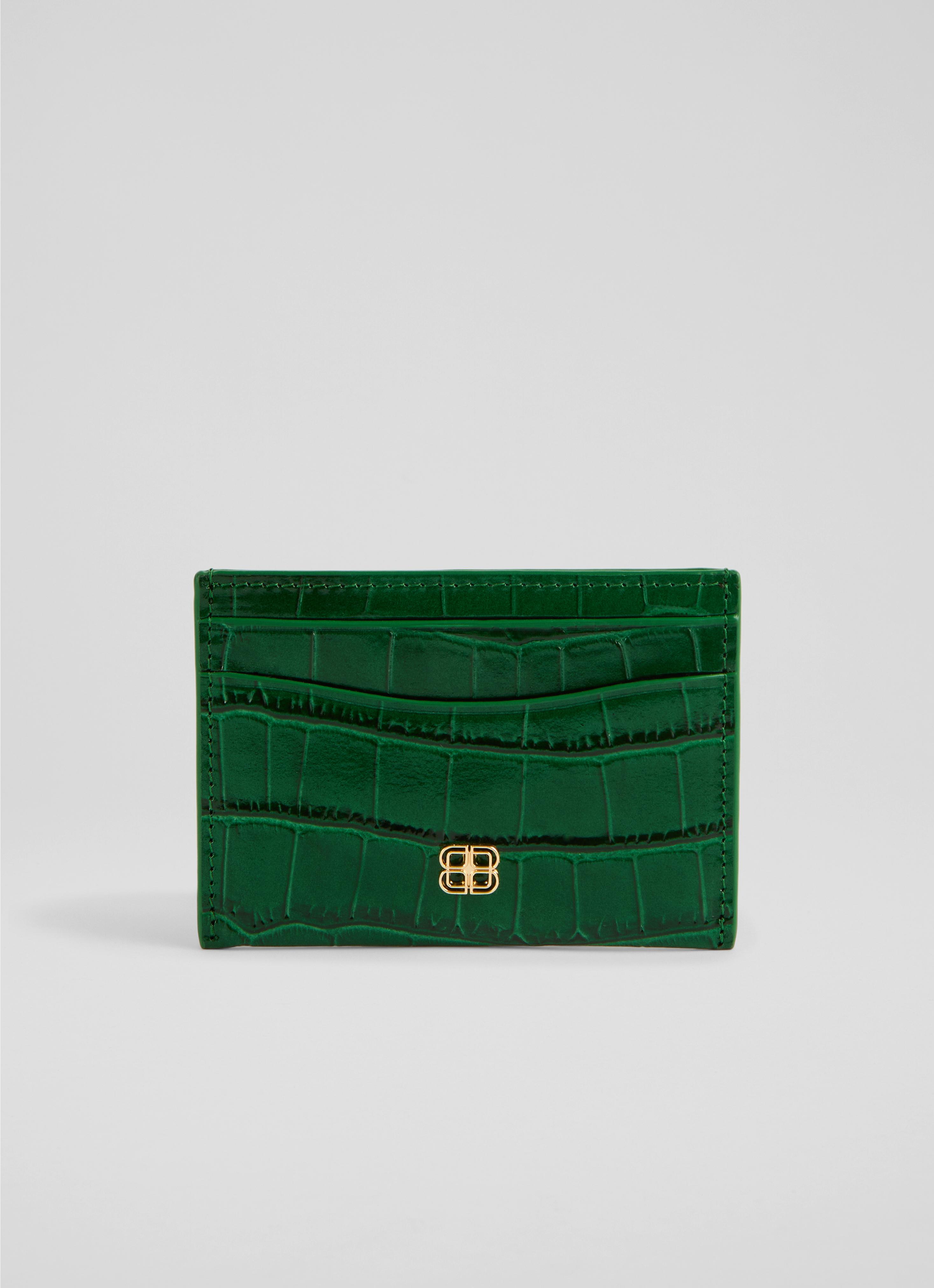 Liya Green Classic Card Holder