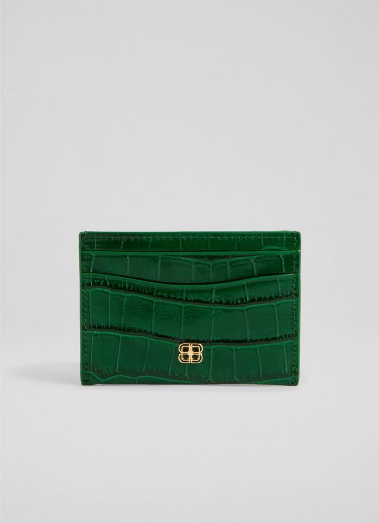 Liya Green Classic Card Holder