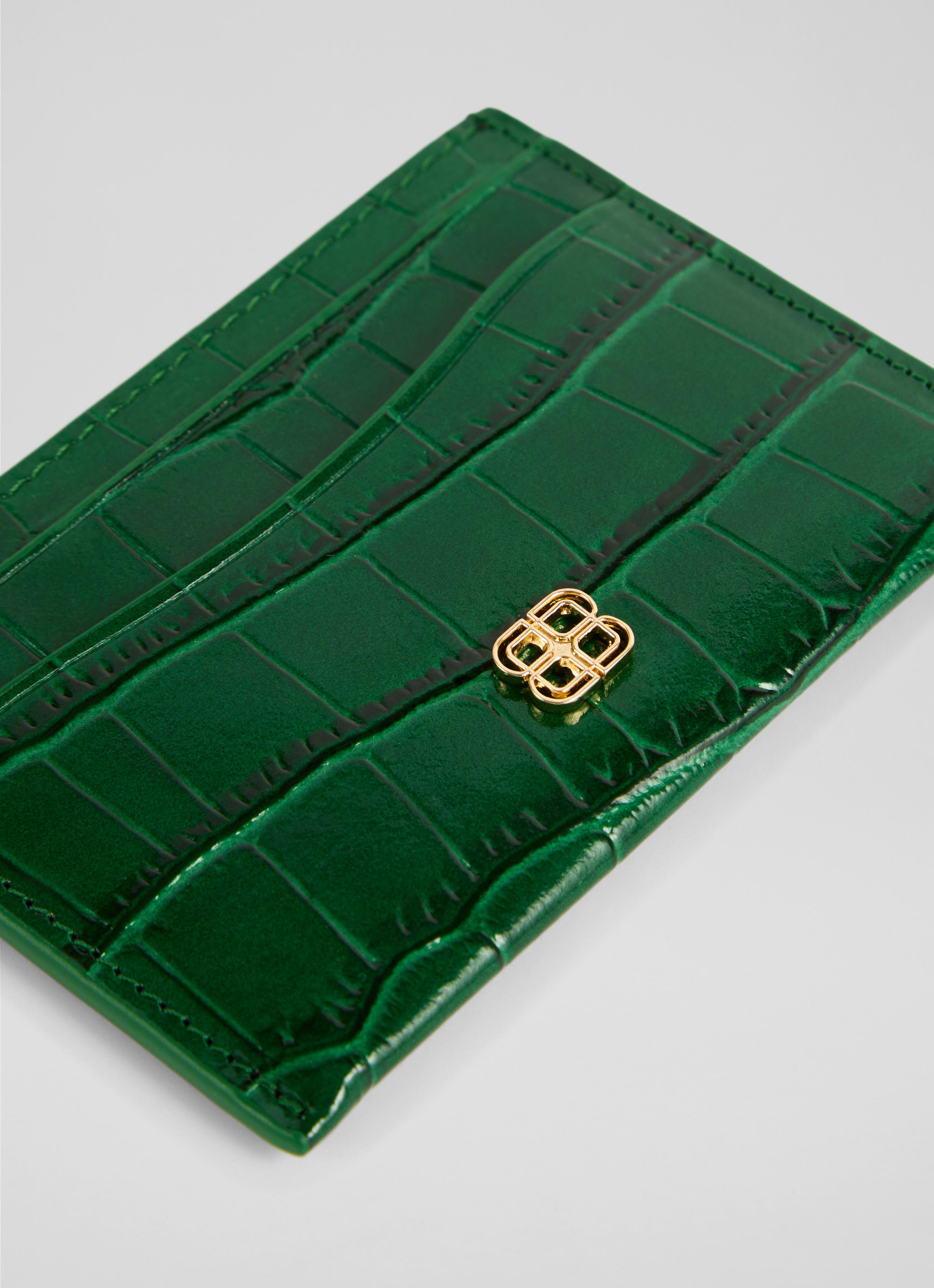 Liya Green Classic Card Holder | Accessories | New Arrivals