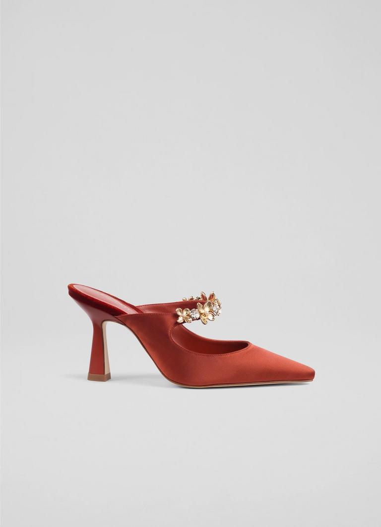 Ambrose Natural Posie Trim Mule Courts