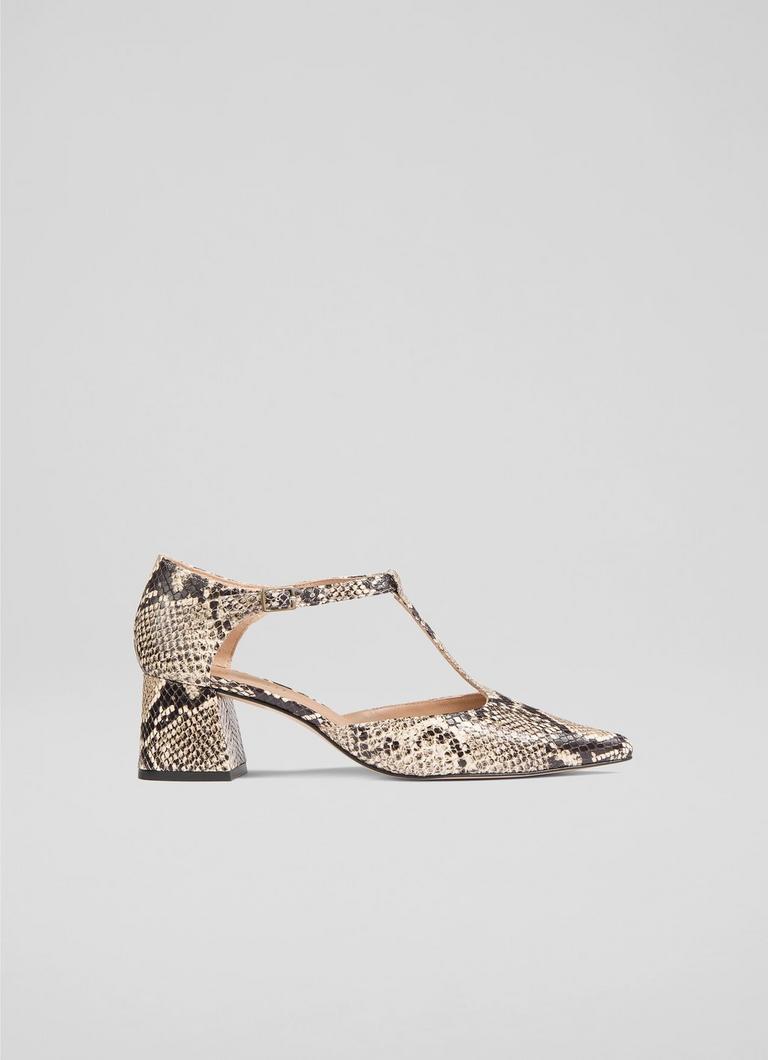 Mikayla Mary Jane Black & White Open Courts