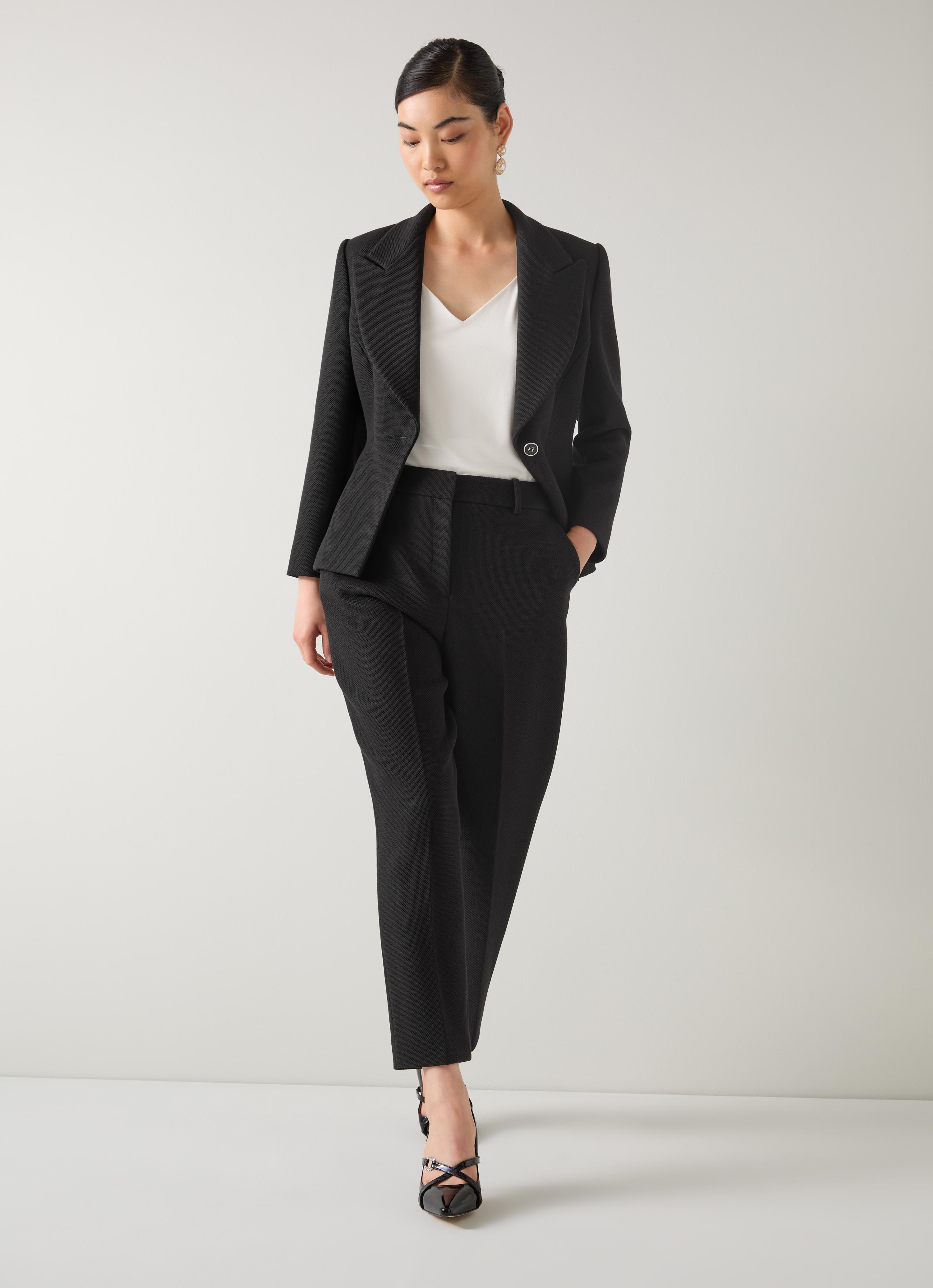 Rosa Black Slim Trouser