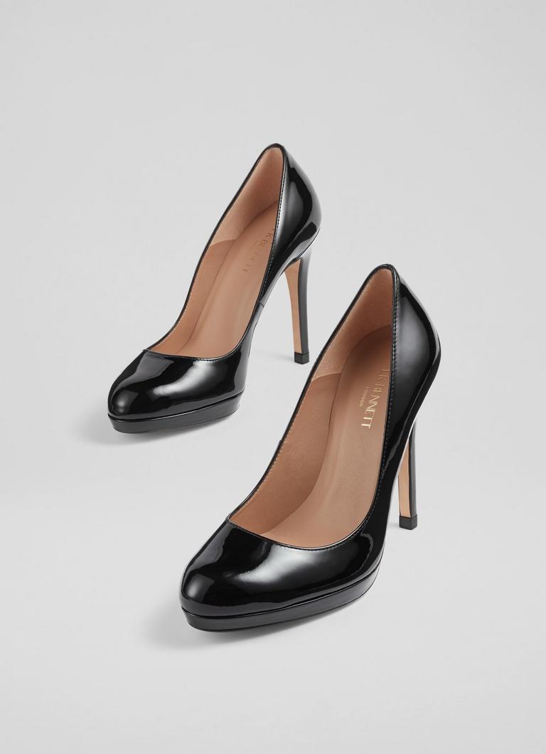 Sledge Black Patent Platform Courts
