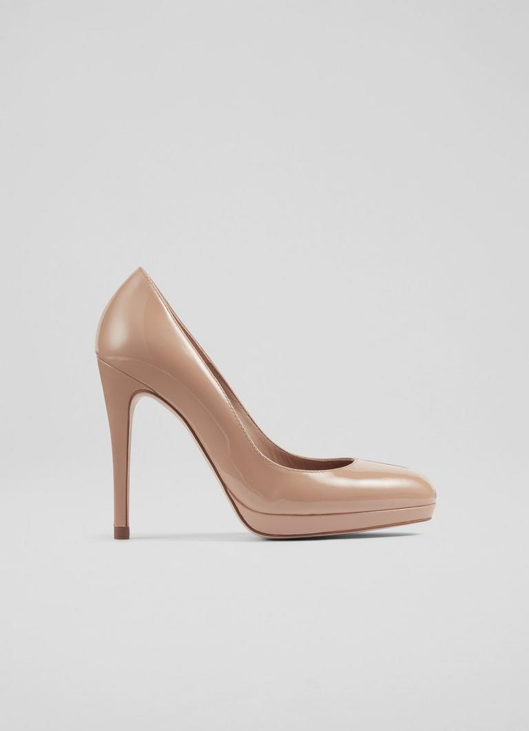 Sledge Trench Patent Platform Court Shoes LK Bennett