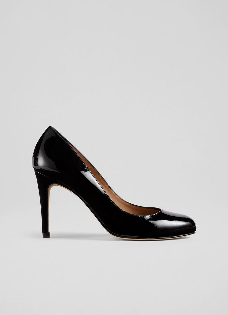 Stila Patent Courts Black Patent Court Shoes LK Bennett