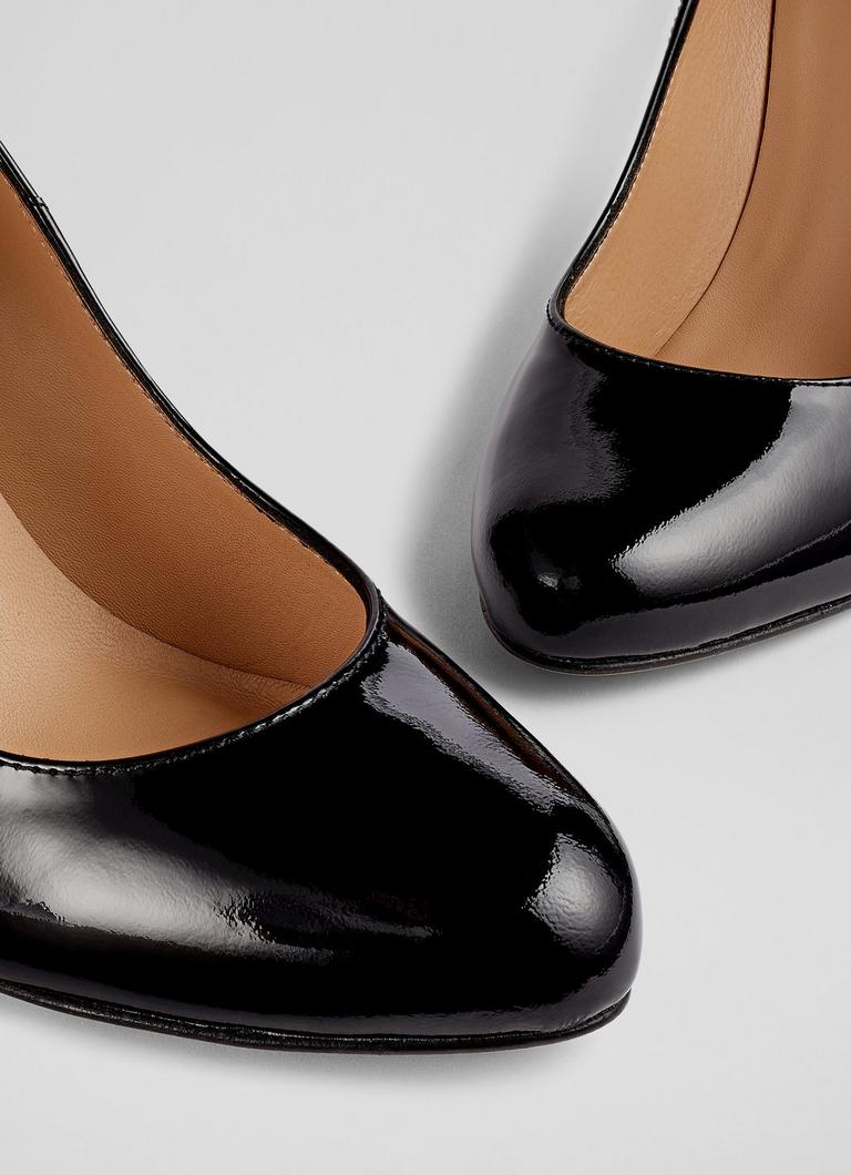 Stila Patent Courts Black Patent Court Shoes LK Bennett