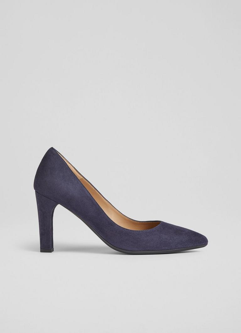 Navy court shoes uk discount
