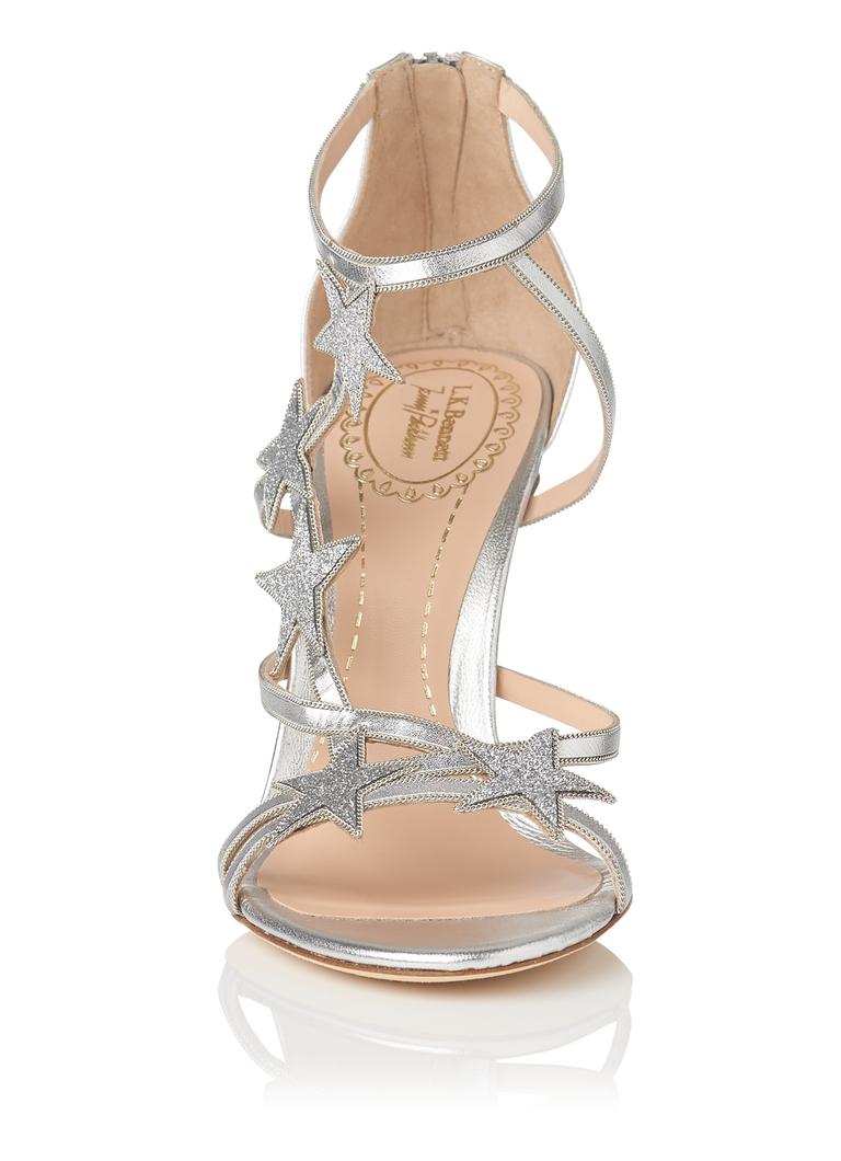 Lk bennett silver shoes discount