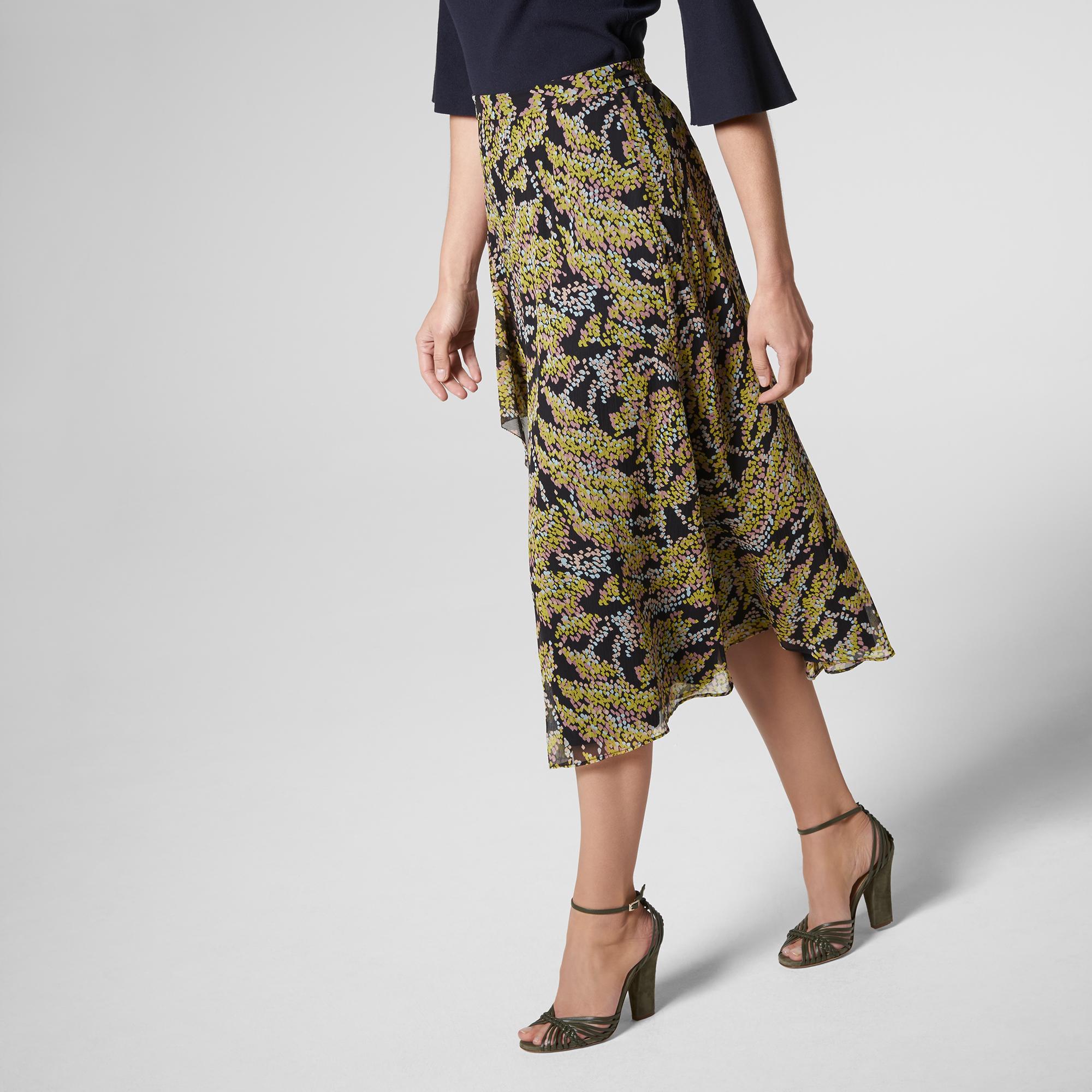 lk bennett silk skirt