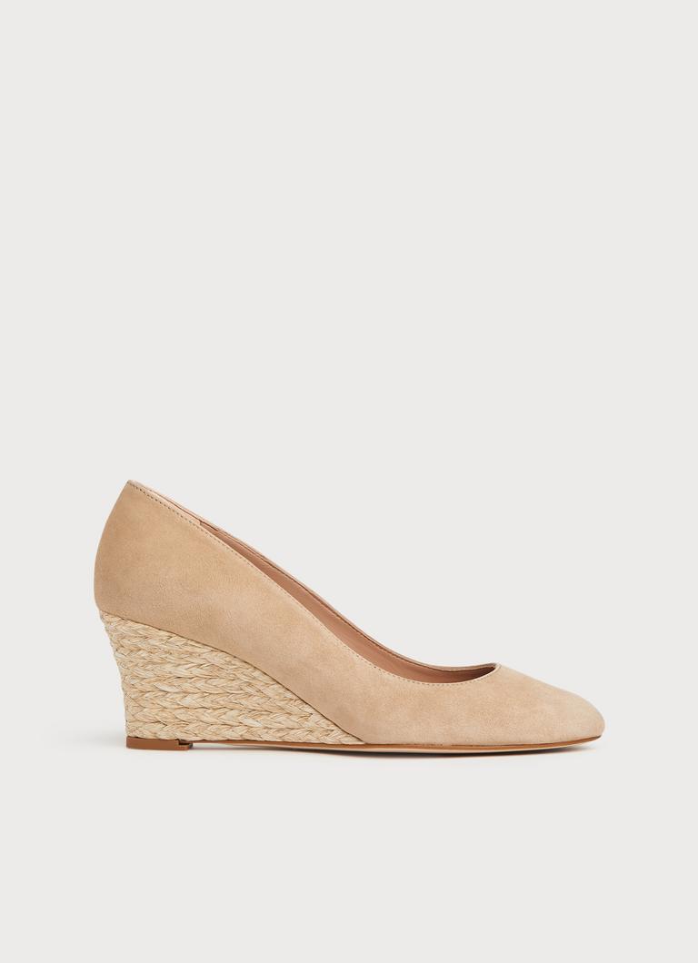 【LK BENNETT】日本未入荷!EEVI SUEDE ESPADRILLE WEDGES Eevi Beige Suede Espadrille Wedges | Shoes | Collections