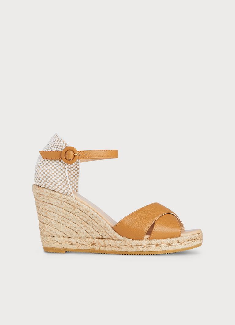 Tan wedge 2025 espadrilles uk
