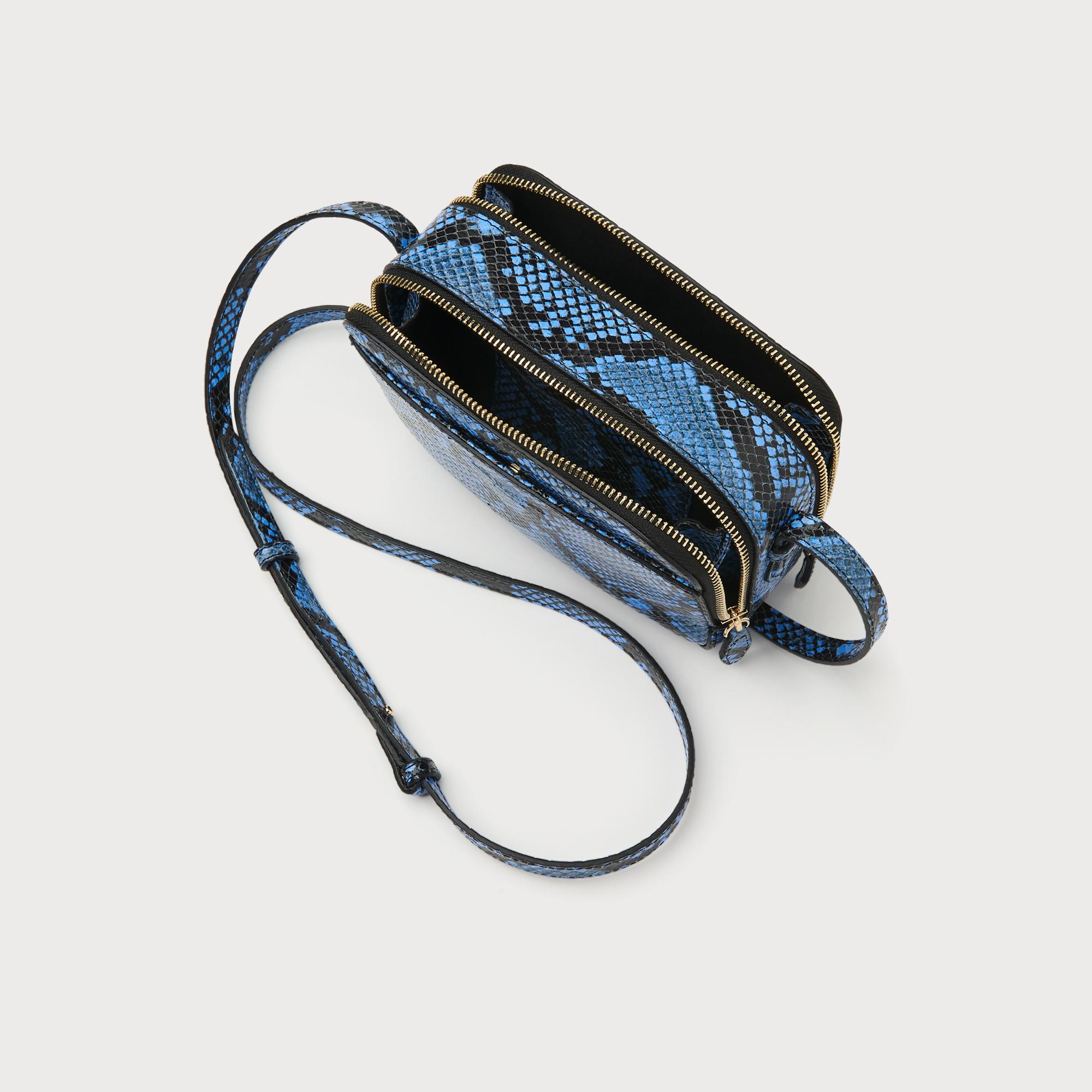 PU Leather Graffiti Jelly Bag - Transparent Crossbody Bag With Snake Chain Strap (Large, 8.26x5.90in)