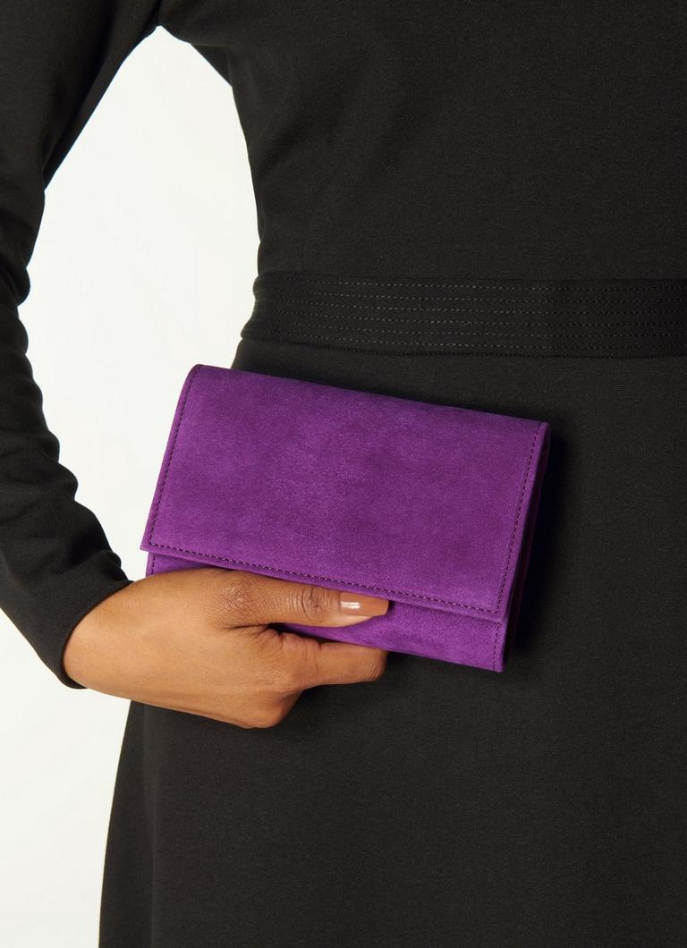 Purple clutch bag ireland discount