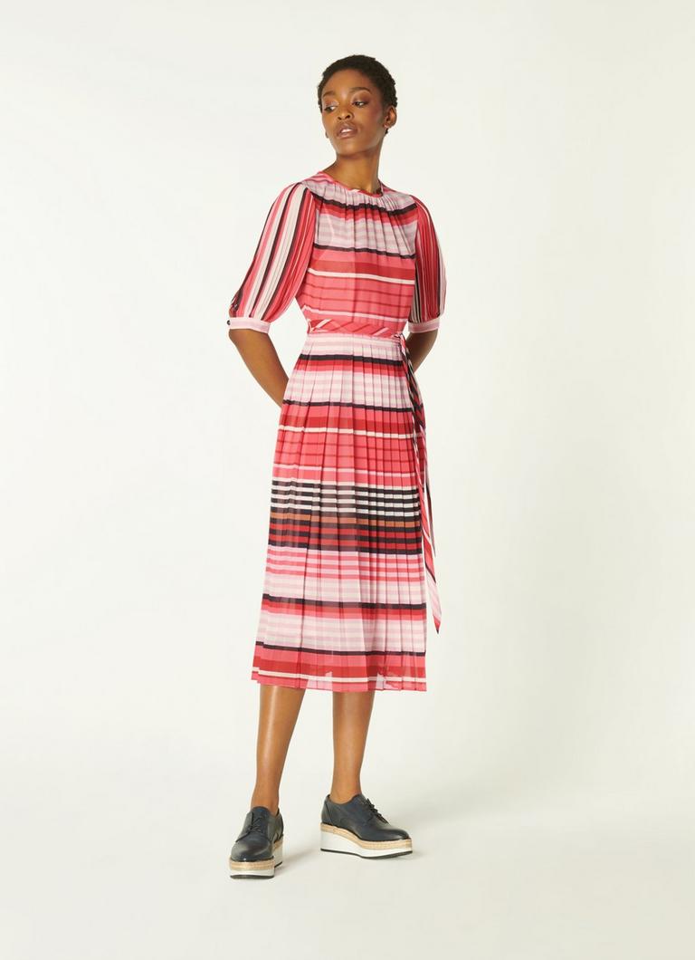 Pleated sales georgette dress