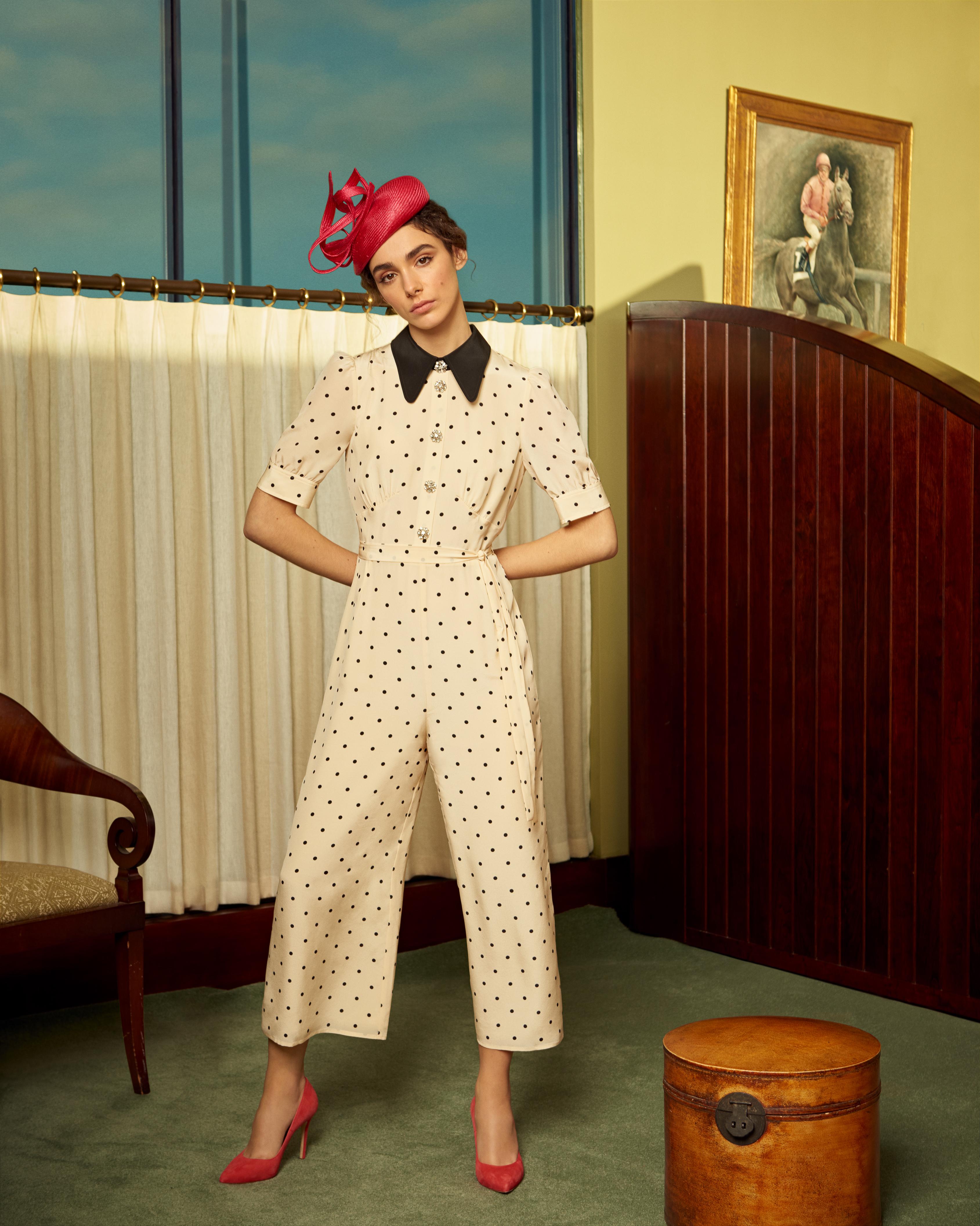 lk bennett polka dot