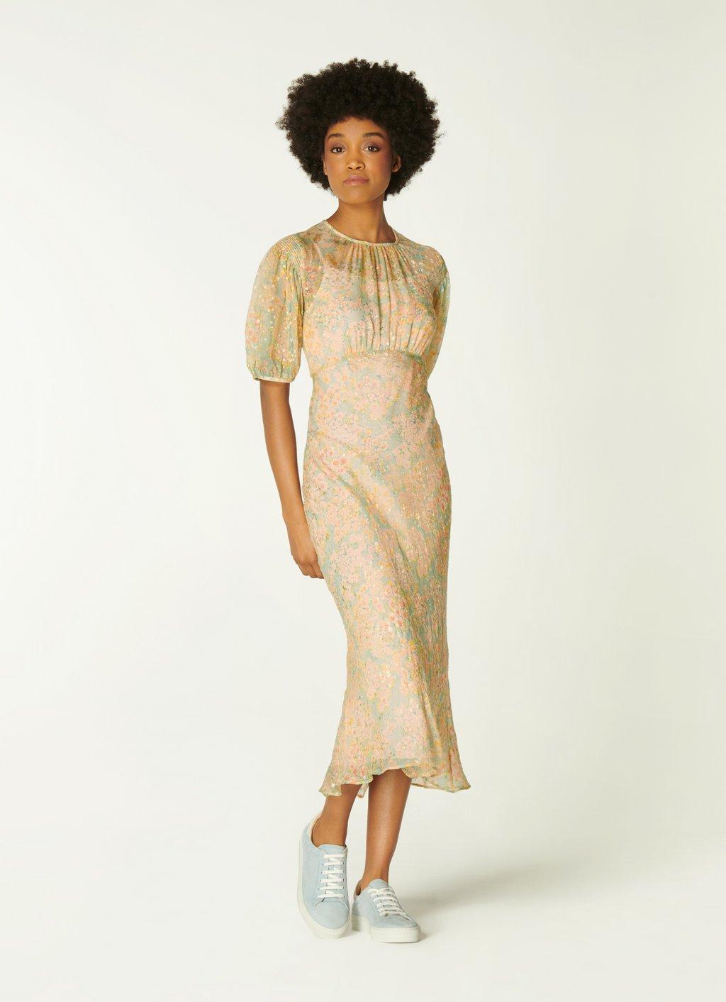 Susie Aquamarine Silk Dress | Clothing | L.K.Bennett