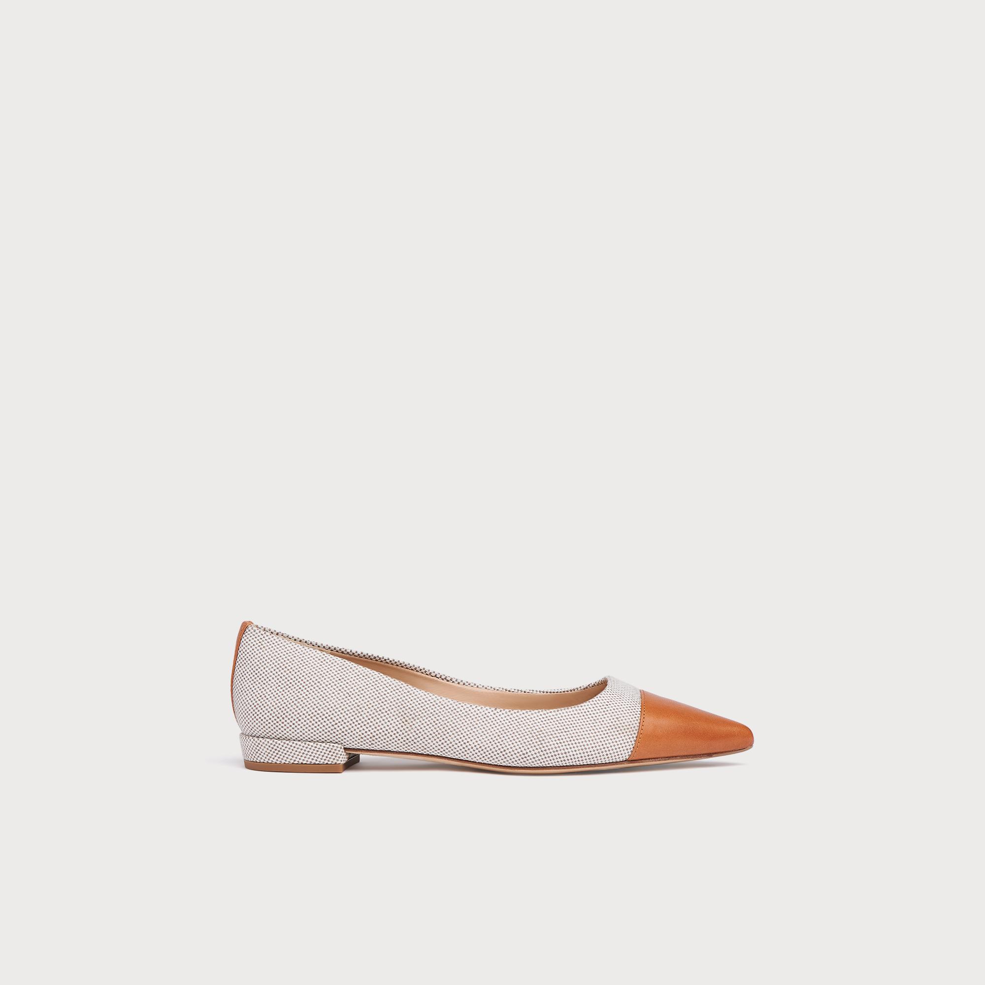 tan canvas flats