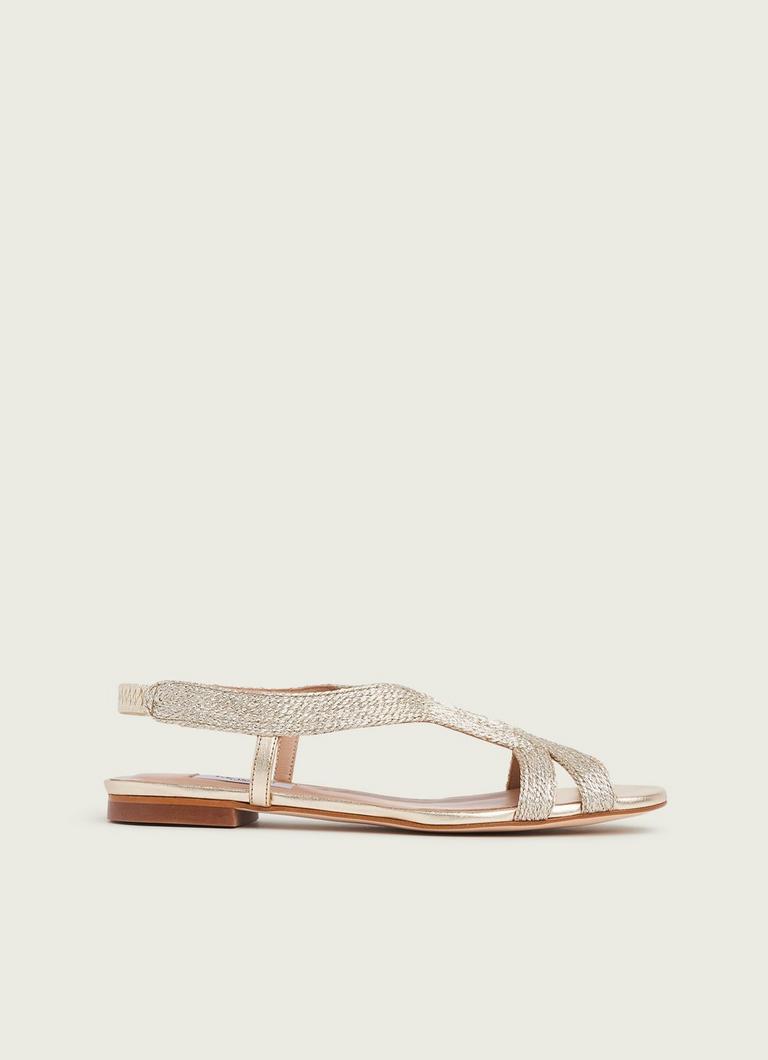 Lk bennett gold hot sale sandals