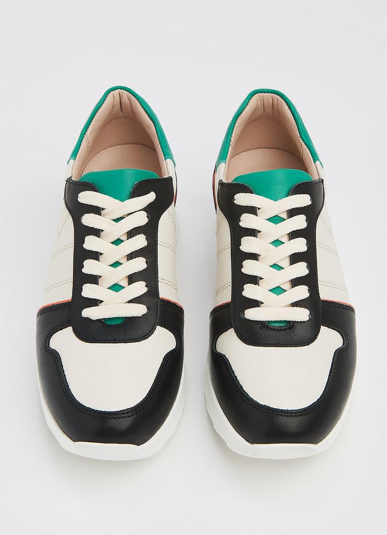 Tatiana Multi Leather Trainers Shoes L.K.Bennett