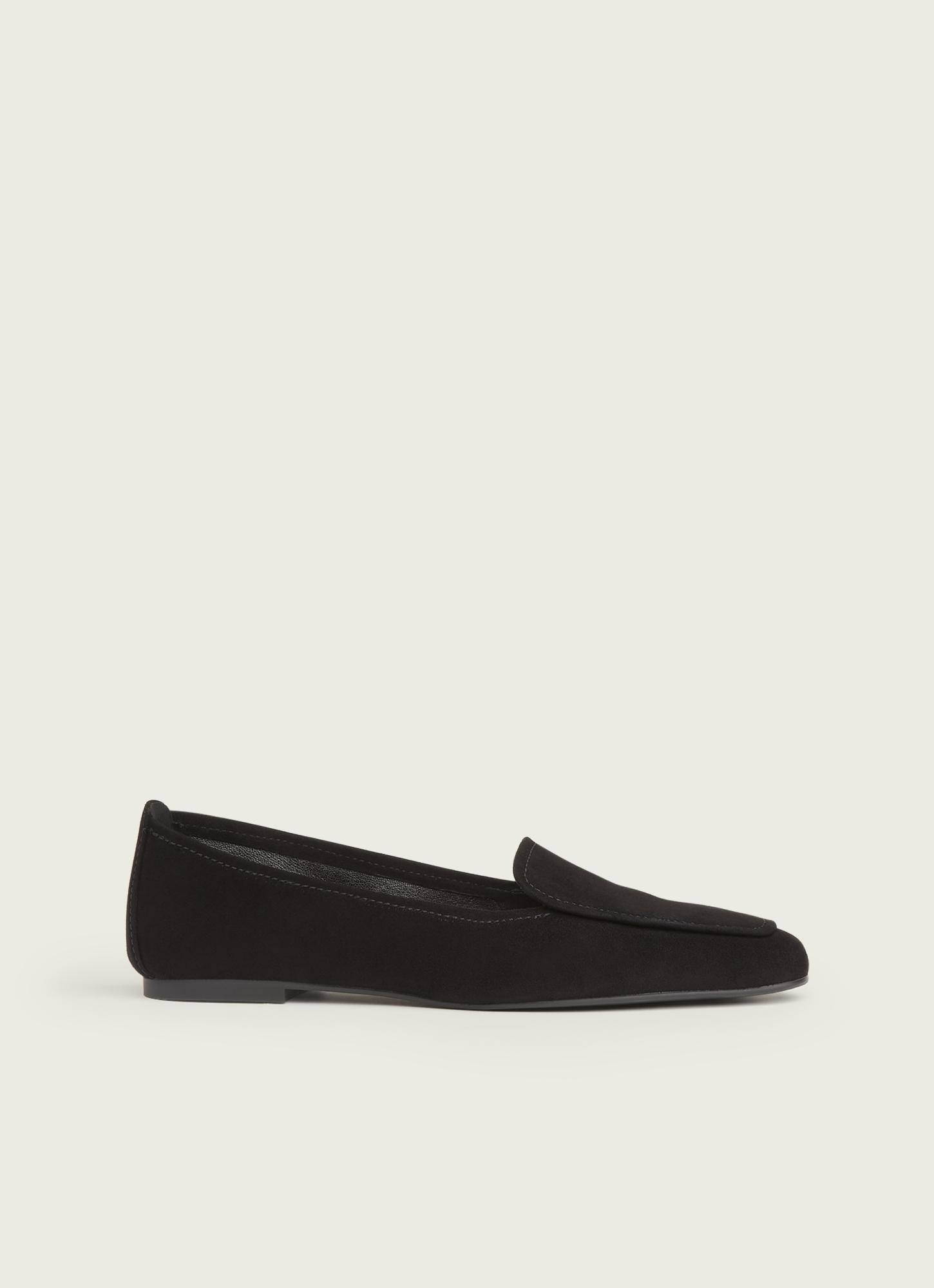 black suede shoes loafers