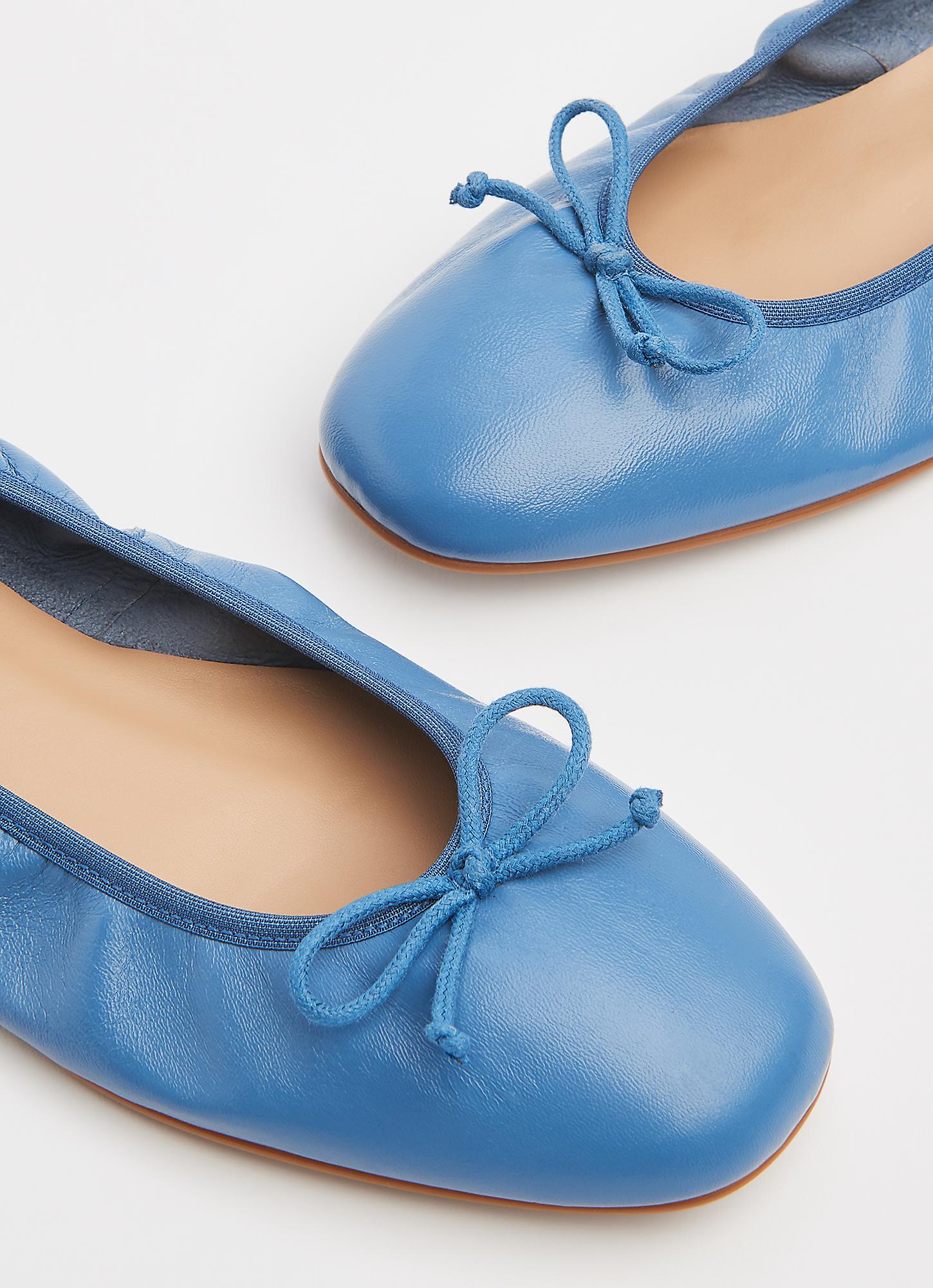 light blue ballet pumps