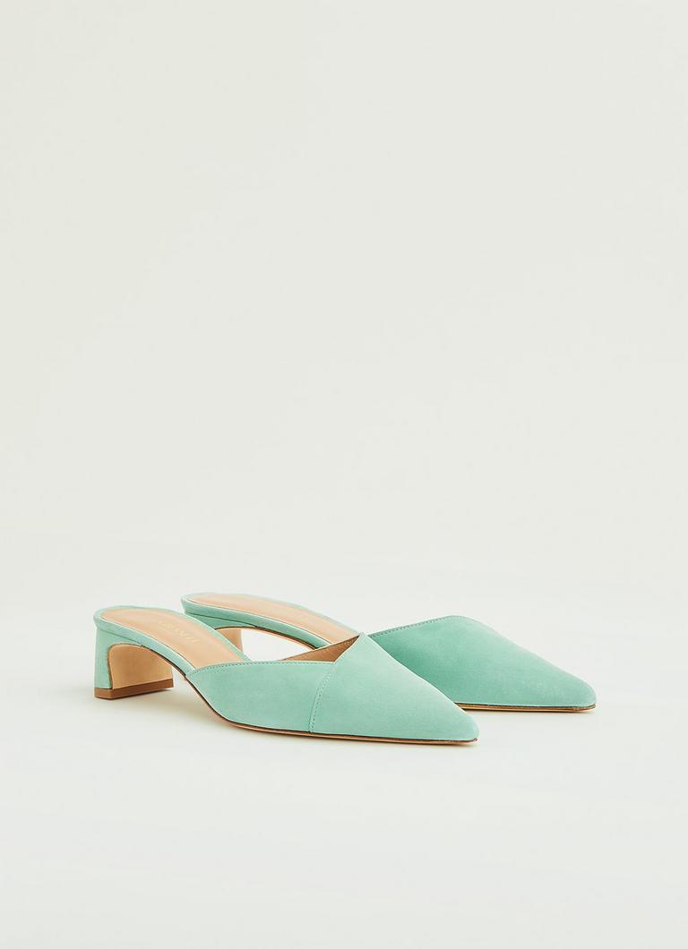 Mint 2025 green mules