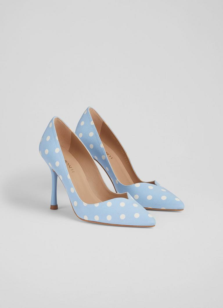 Polka dot slip on shoes shop