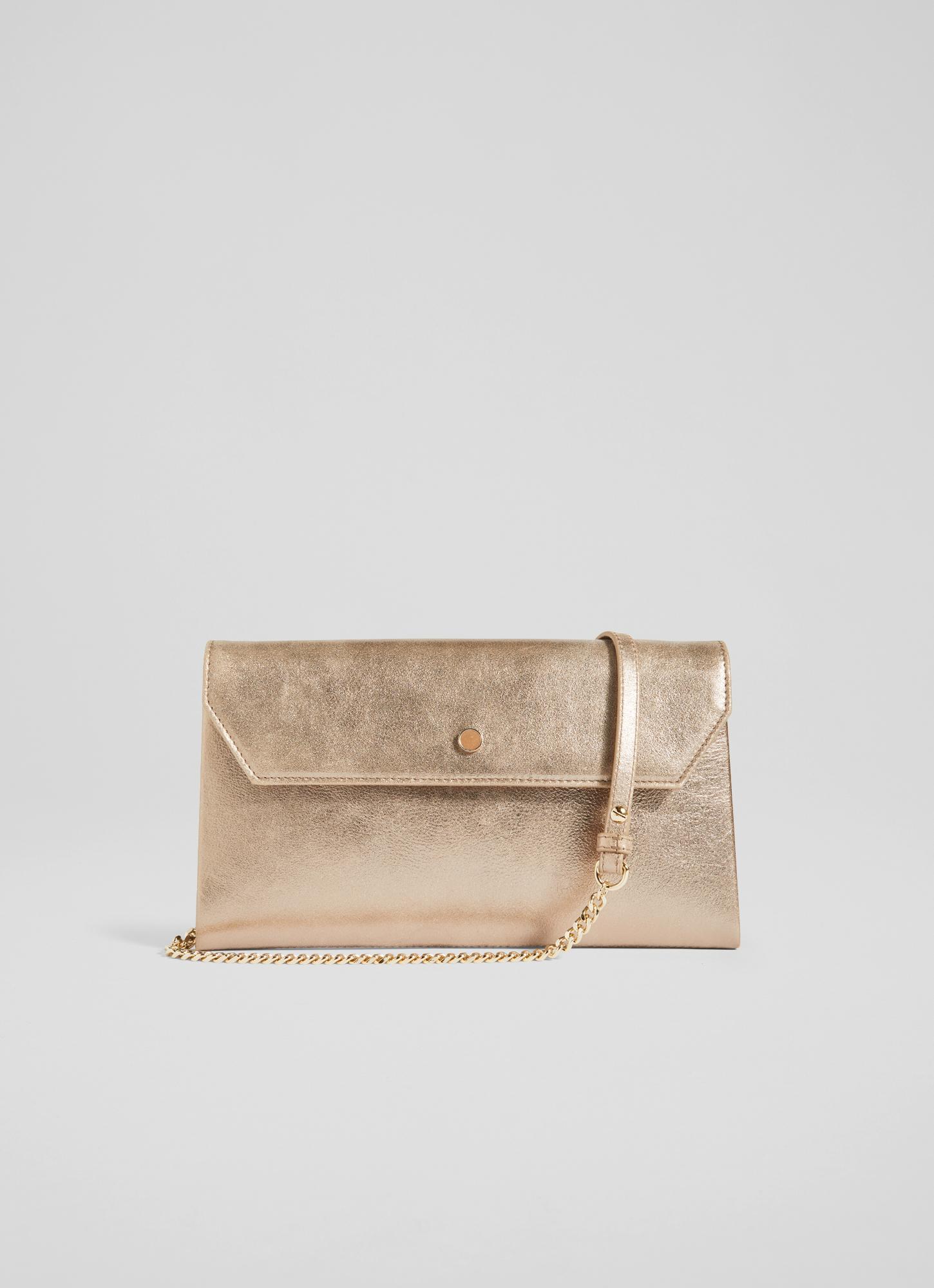 Lk bennett gold clutch bag Clearance