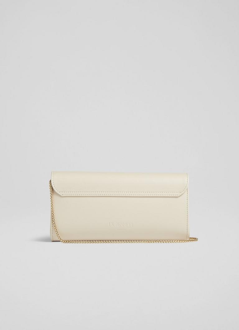 Cream clutch bag discount
