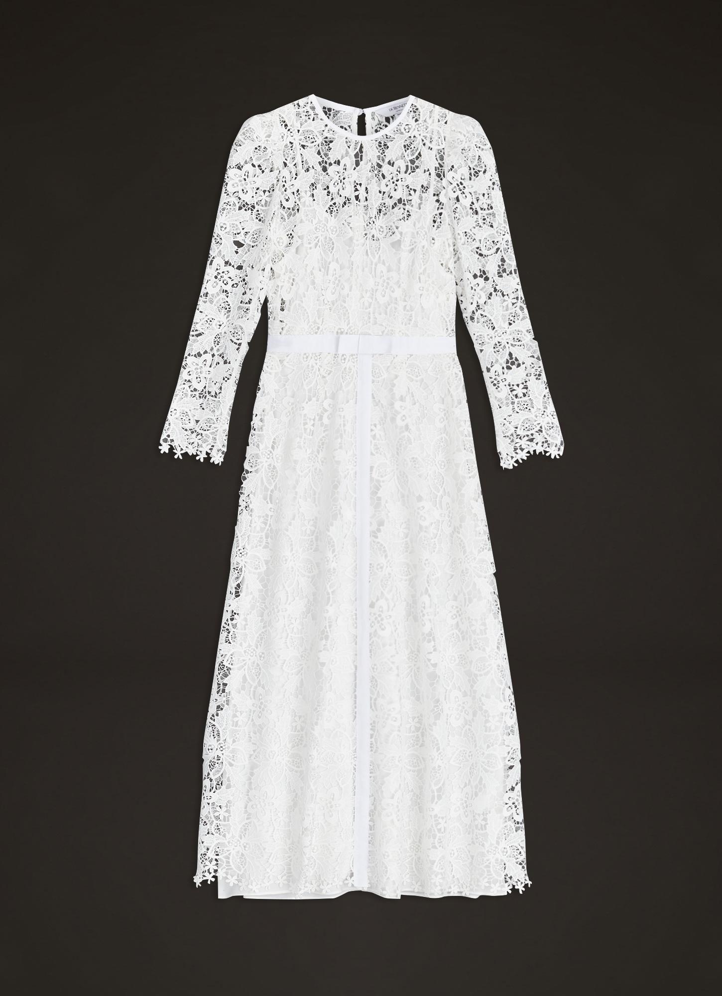 Lila Off-White Lace Wedding Dress | Floral Prints | L.K.Bennett, London