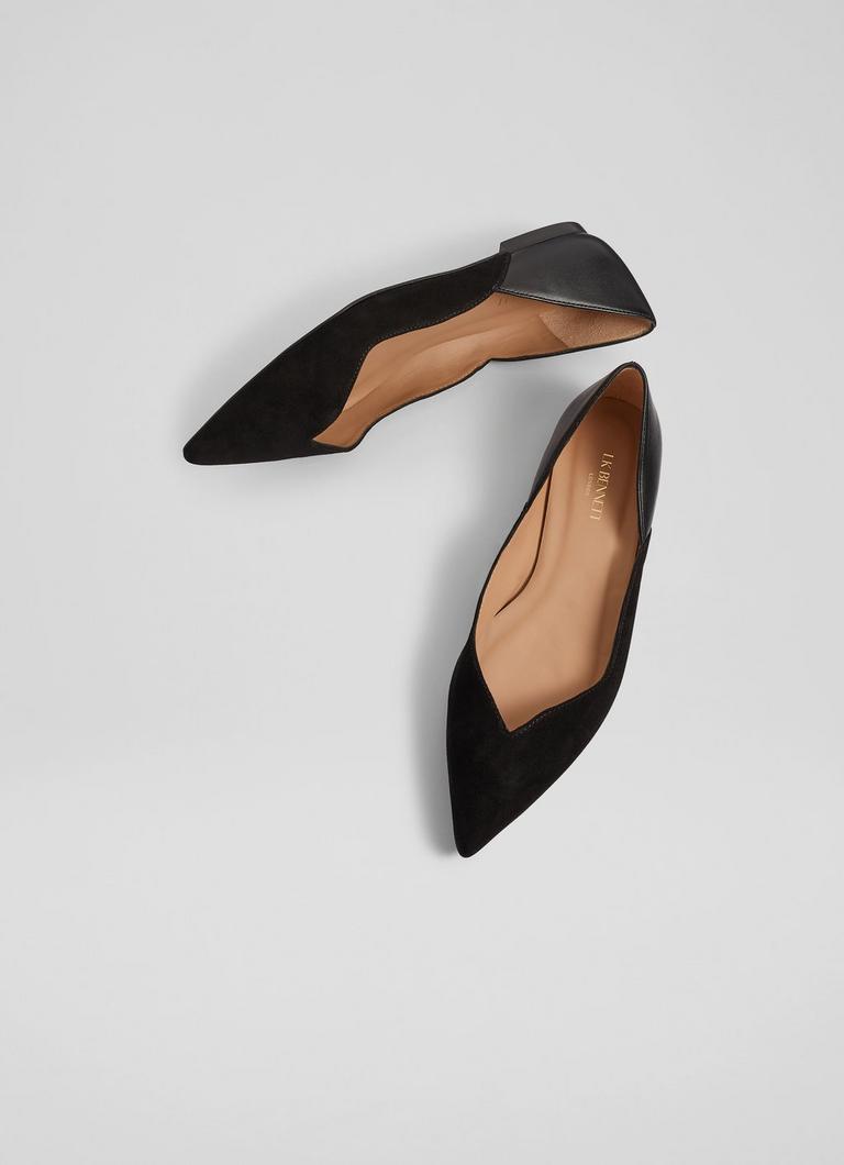 Lk bennett flats sale shop