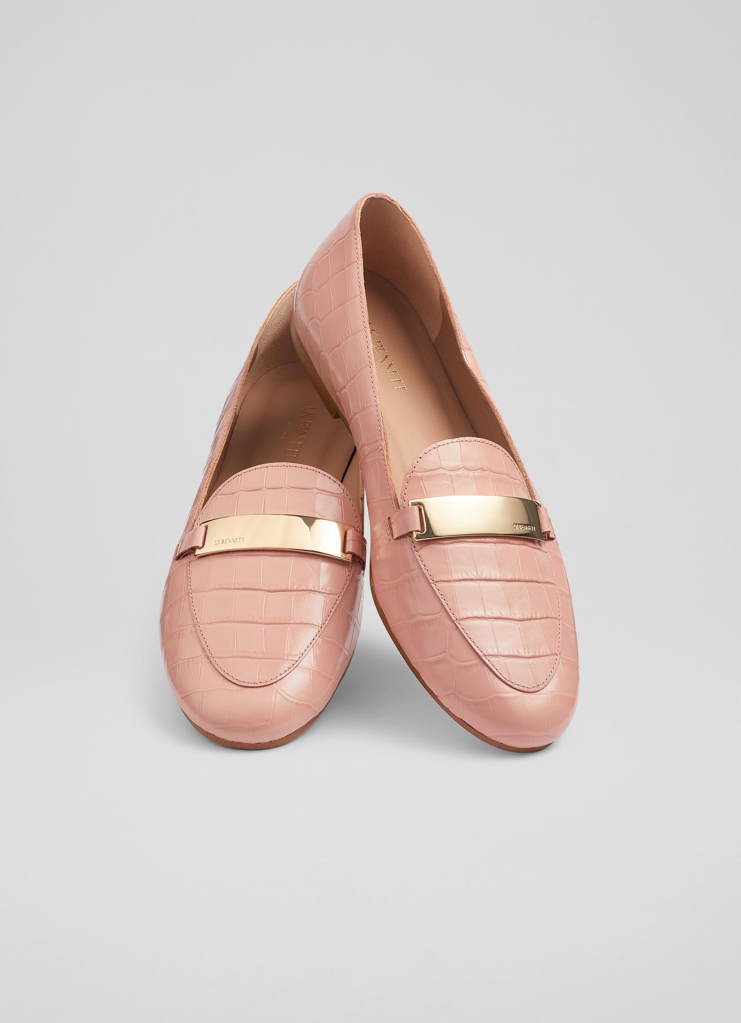 blush loafers