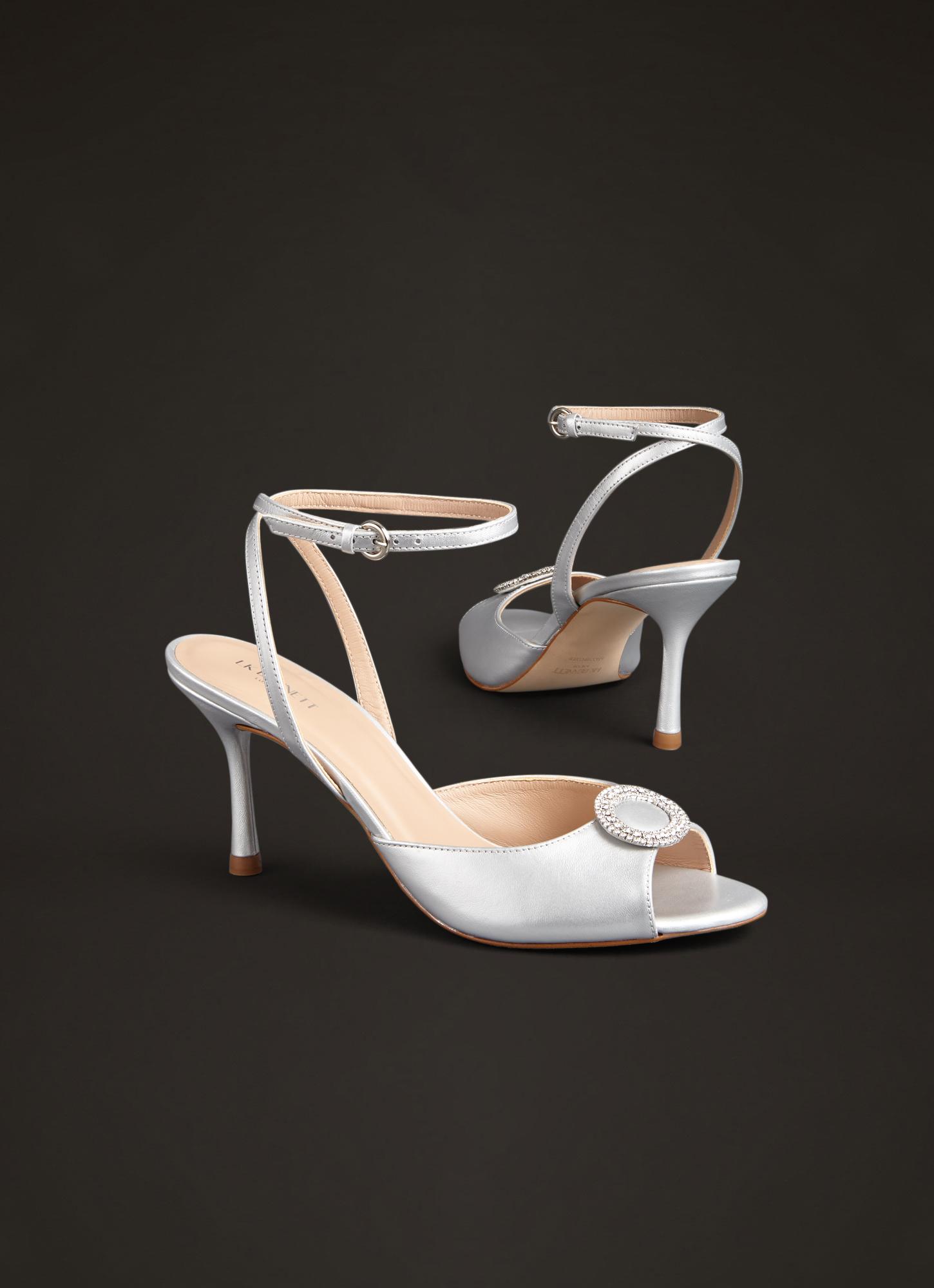 Sandal Silver Wedding Heel | High Heels Dress Sandals | Bridal Shoes  Sandalias - Women - Aliexpress