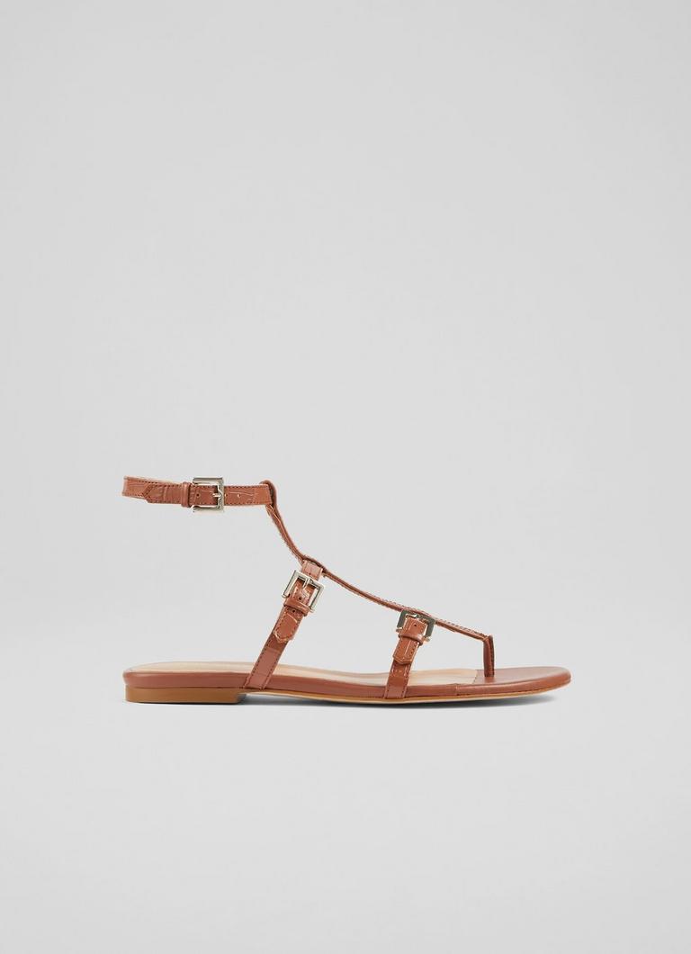 Croc sales gladiator sandals