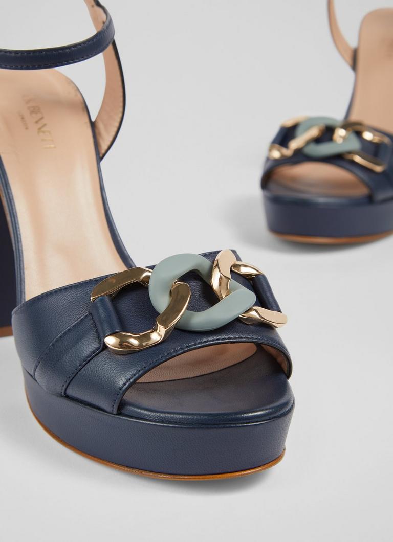 Platform sandal with double g shop