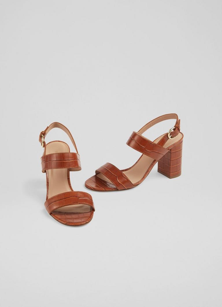 Lk bennett sales tan sandals