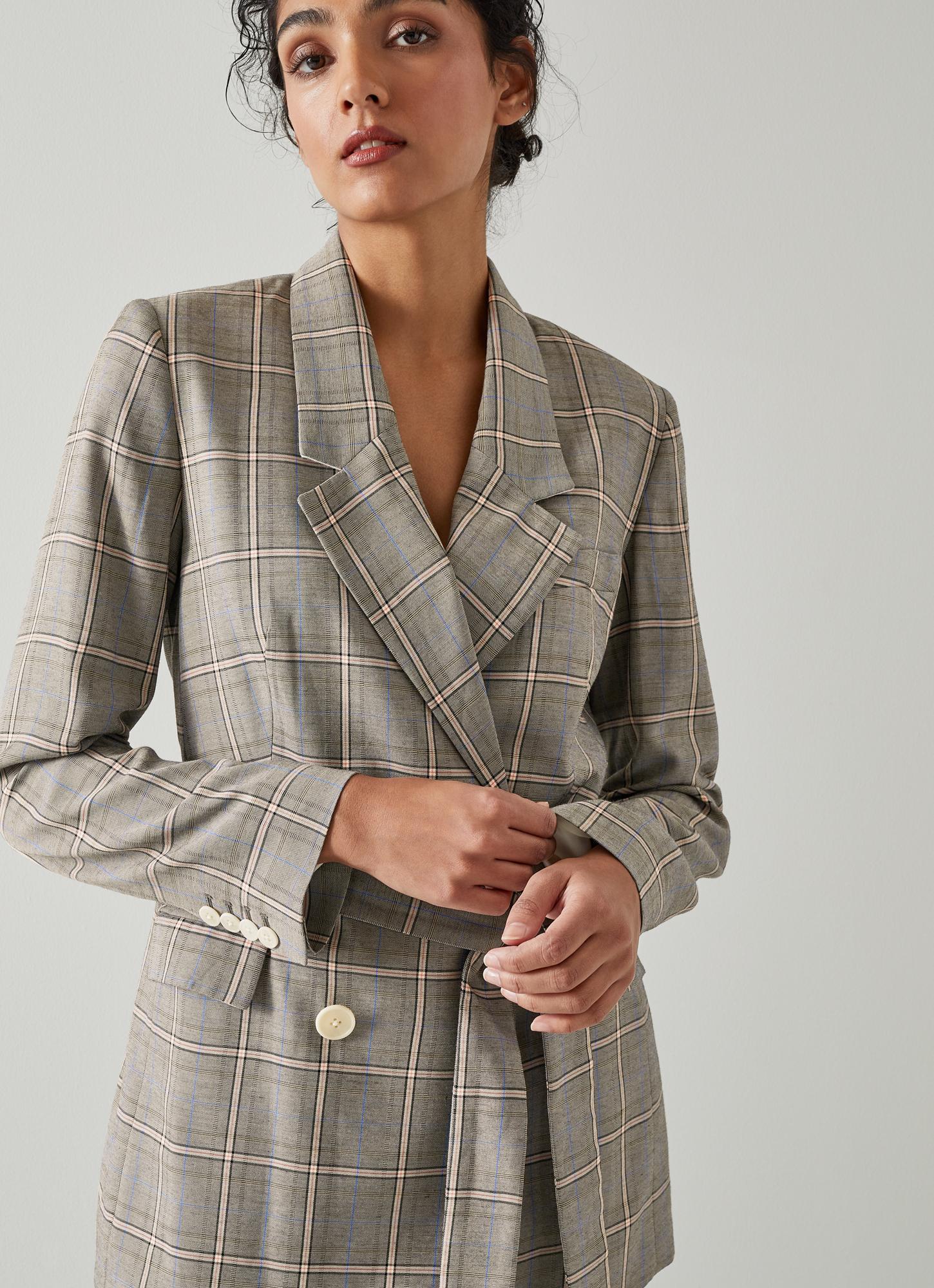 lk bennett cream jacket