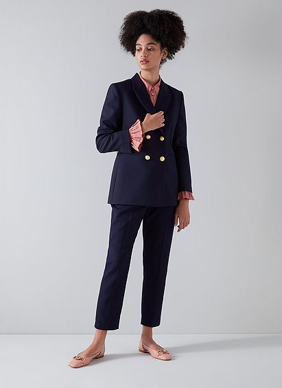 Mariner Navy Cigarette Trousers, Navy