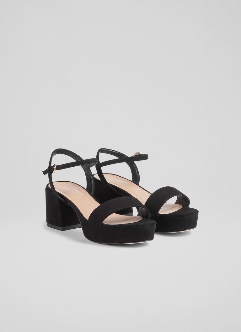 Low platform top sandals