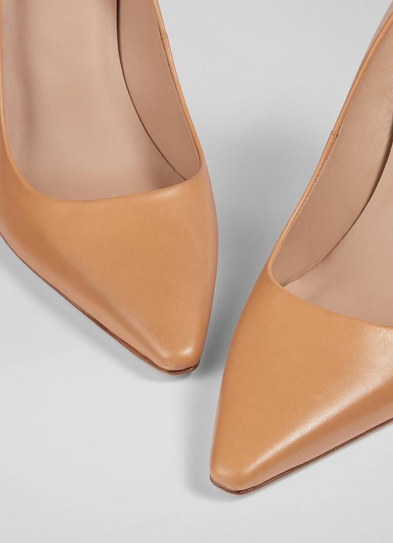 Tan leather heels uk on sale